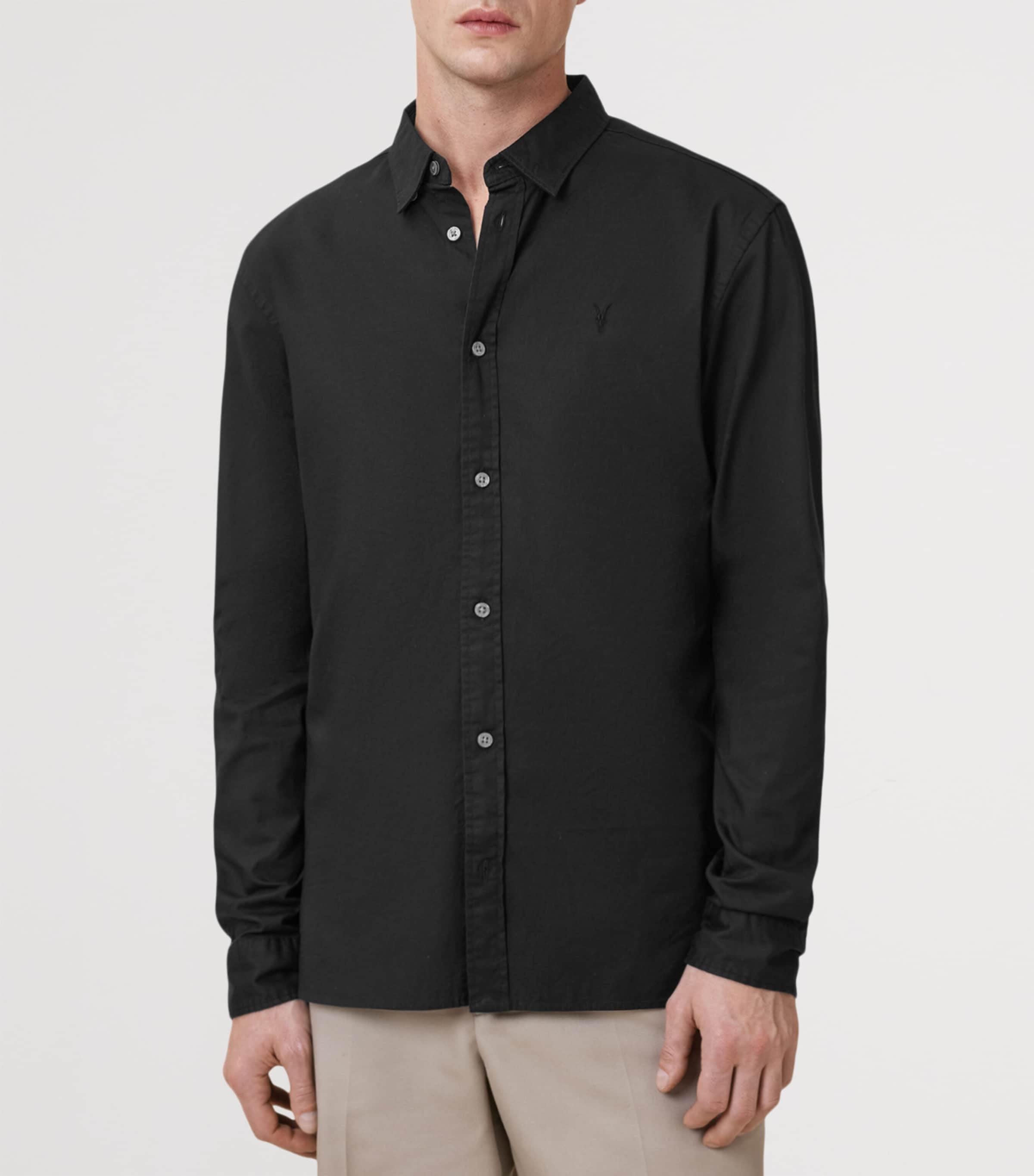 Stretch-Cotton Hawthorne Shirt BLACK Image 5