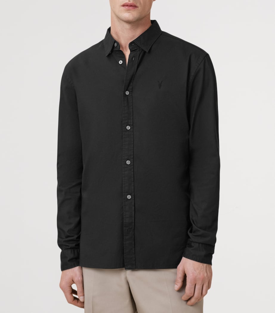 Stretch-Cotton Hawthorne Shirt BLACK Image 5