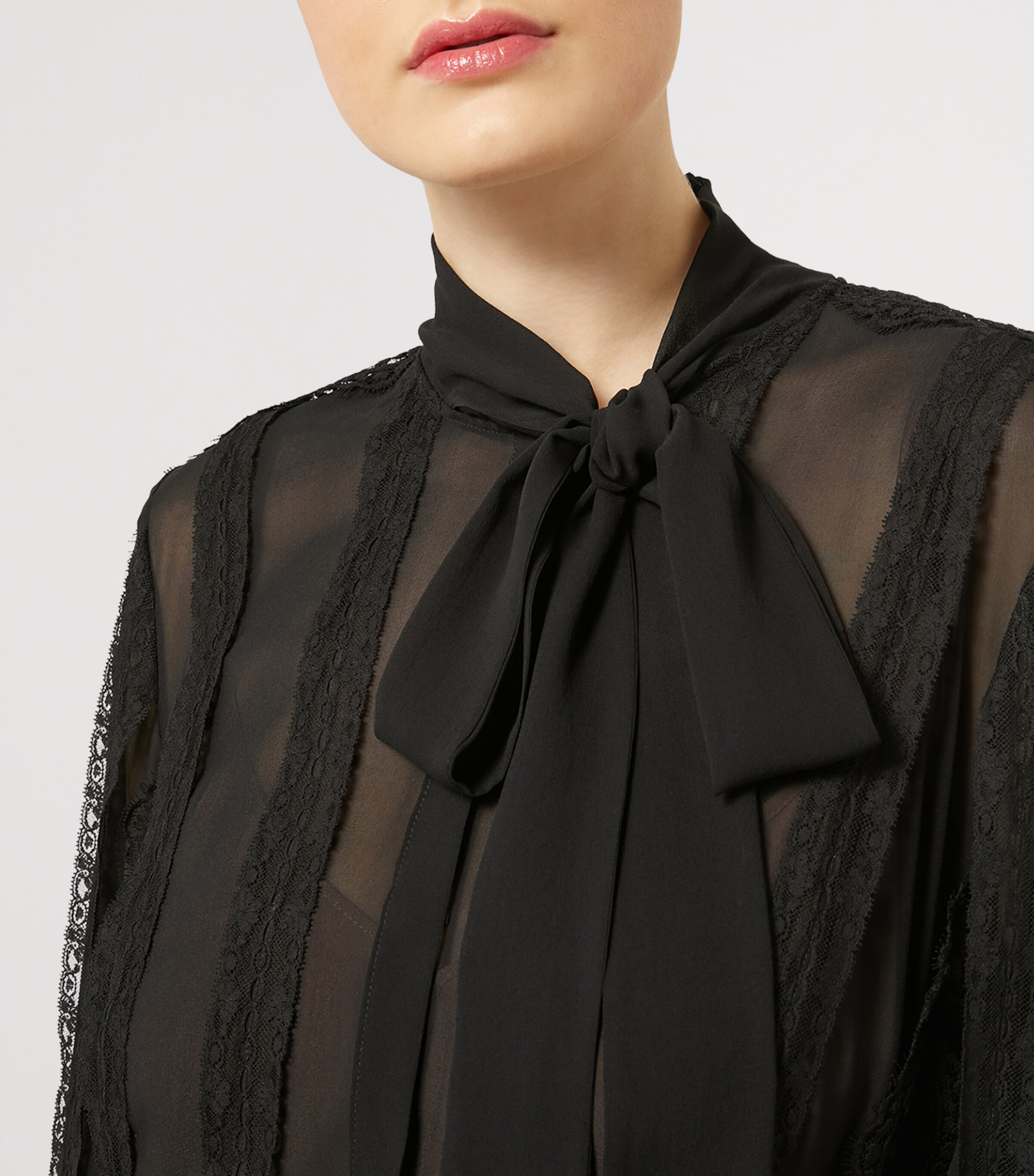 Silk Maxi Dress BLACK Image 5