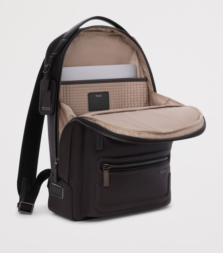 Leather Harrison Bradner Backpack ESPRESSO BROWN Image 2