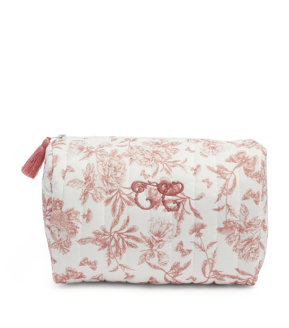Toile de Jouy Toiletry Bag 34 BLUSH Image 1