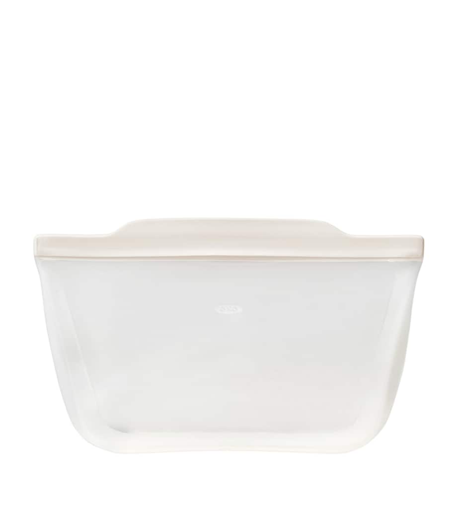 Silicone Reusable Bag (1.8L) CLEAR/WHTE Image 1