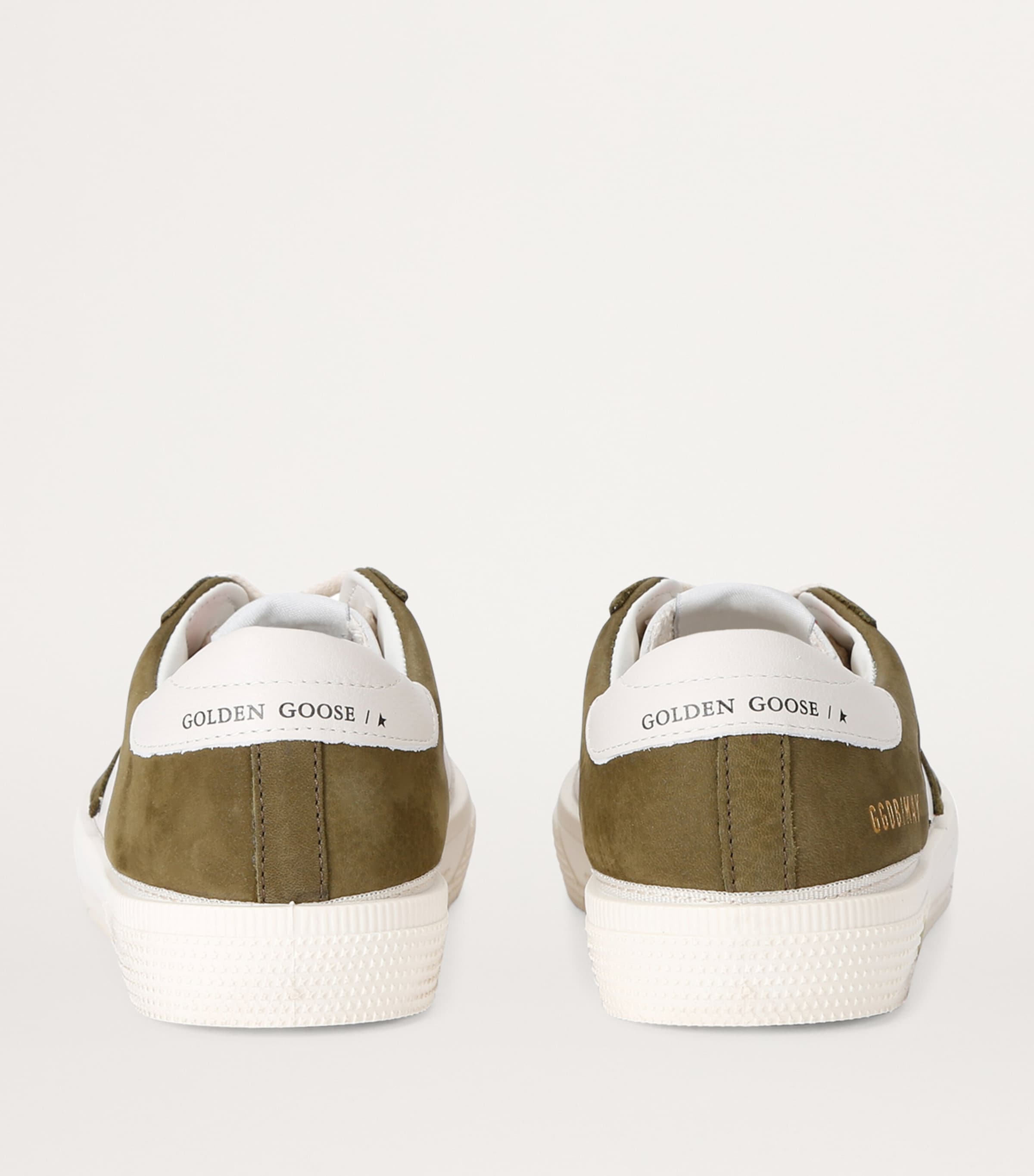 Golden Goose Leather May Sneakers Mid Green Image 2