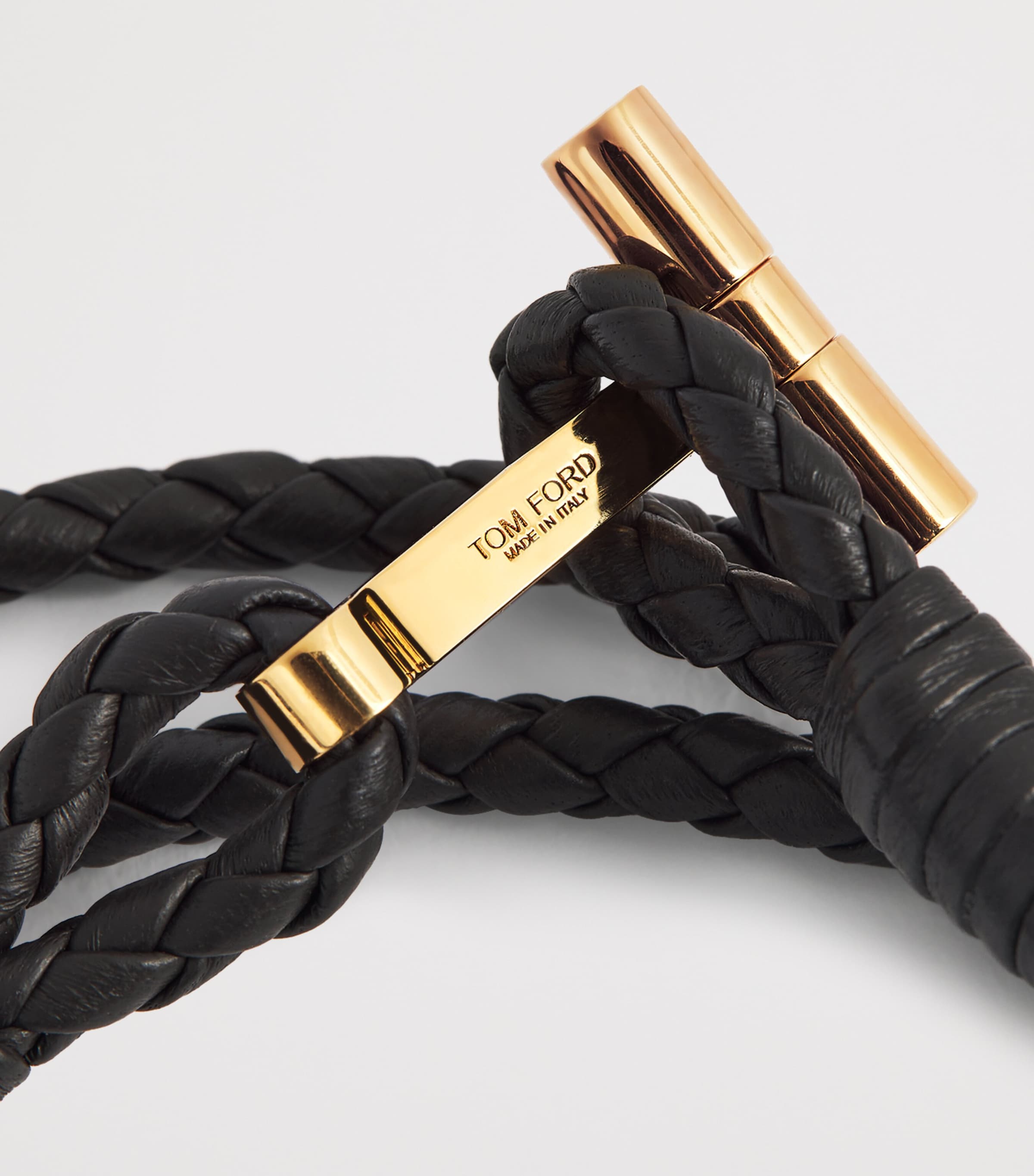 Leather Braided T Bracelet EIR Image 5