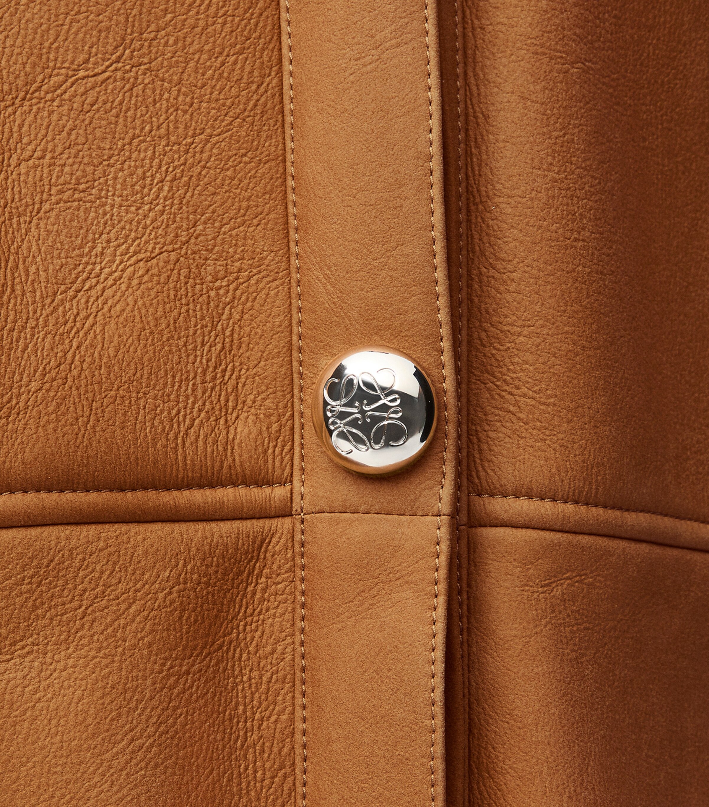 Shearling Cardigan TOFFEE Image 5