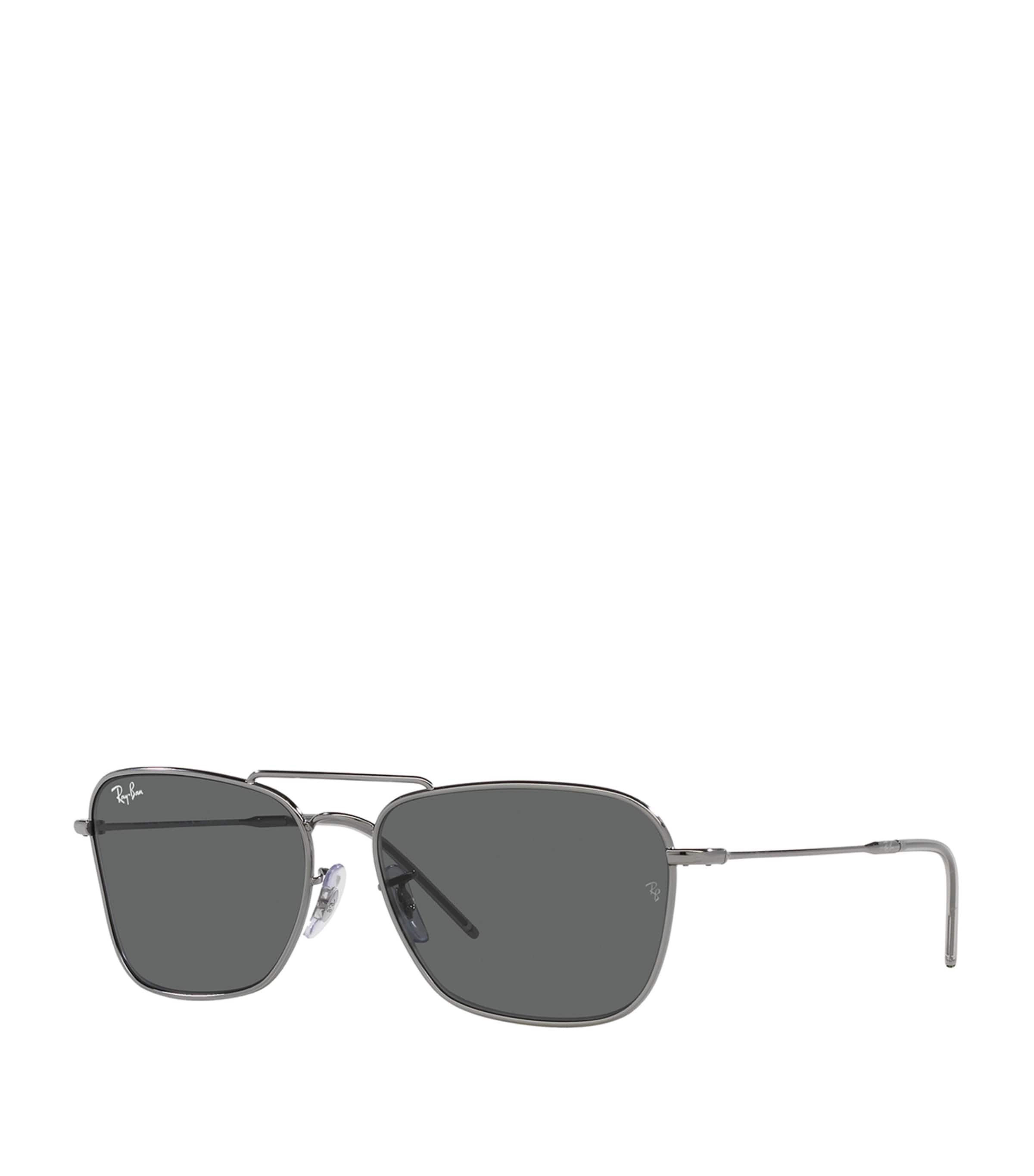 Gunmetal Square Sunglasses 004/GR Image 2