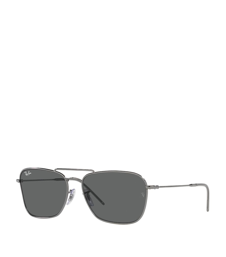Gunmetal Square Sunglasses 004/GR Image 2