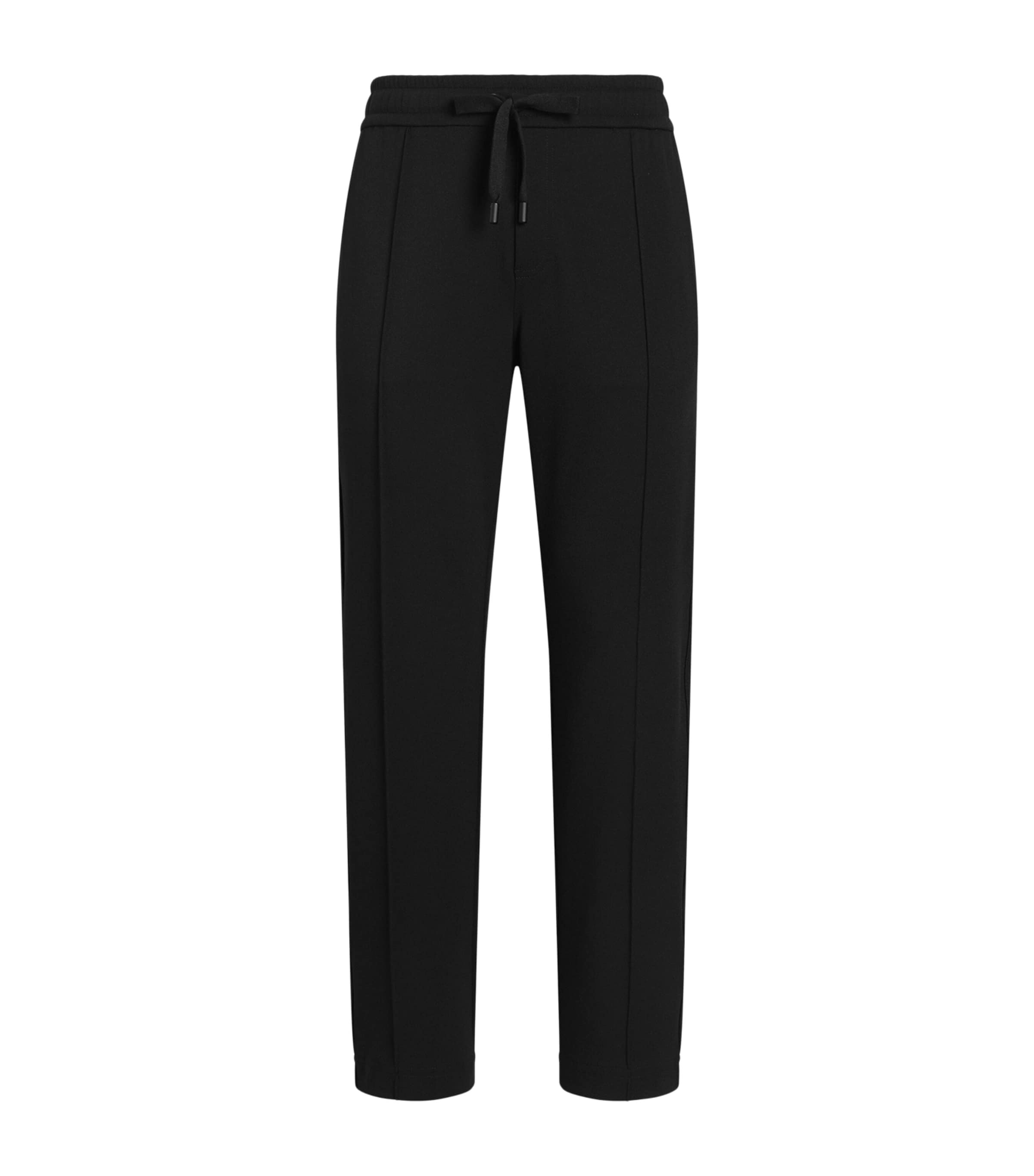 Dolce&Gabbana Mens Straight Tailored Sweatpants Black Image 1