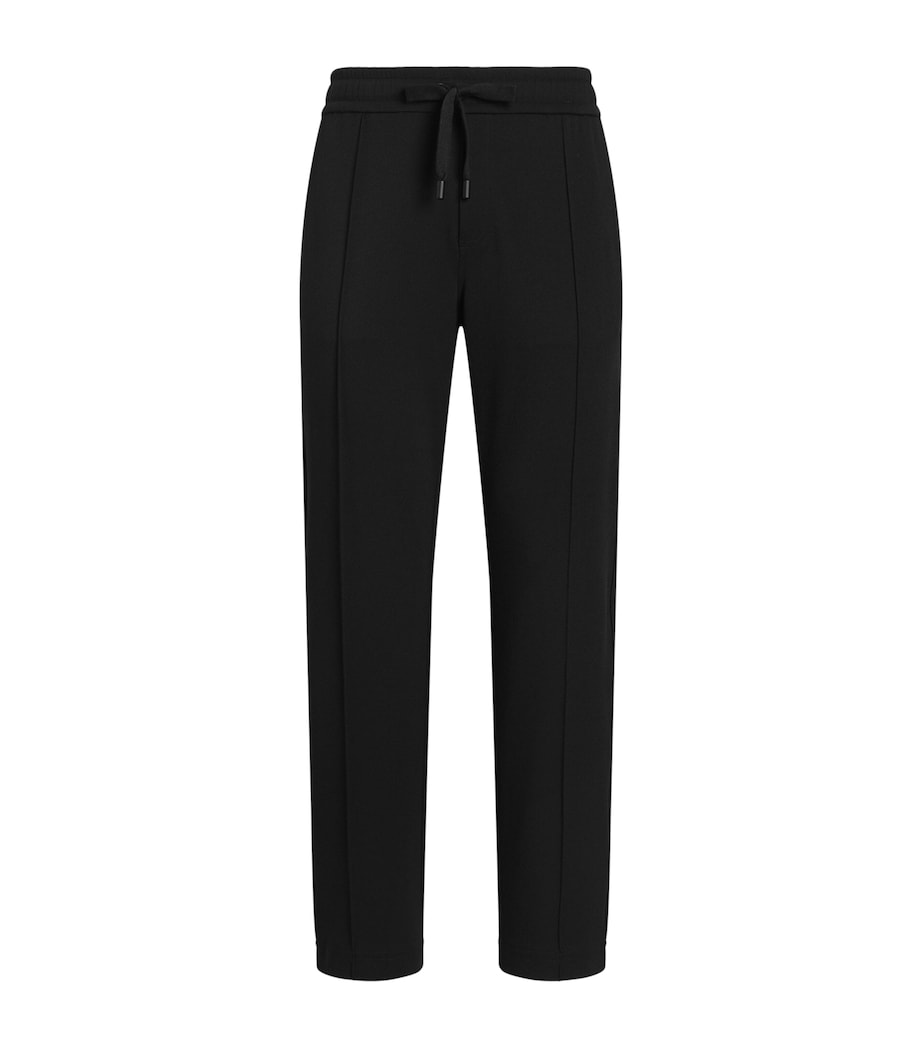 Dolce&Gabbana Mens Straight Tailored Sweatpants Black Image 1