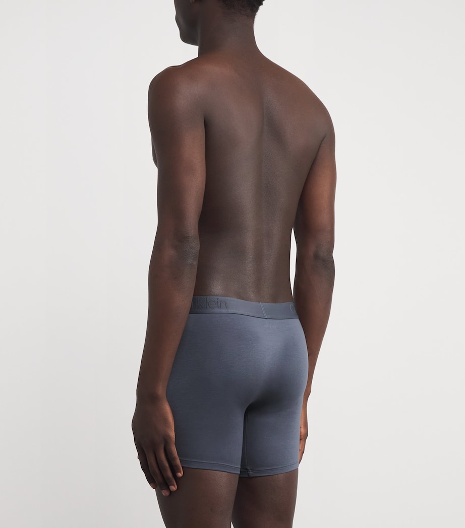 Stretch-Cotton Boxer Briefs (Pack of 3) 33VBLACK/TURBULENCE Image 3