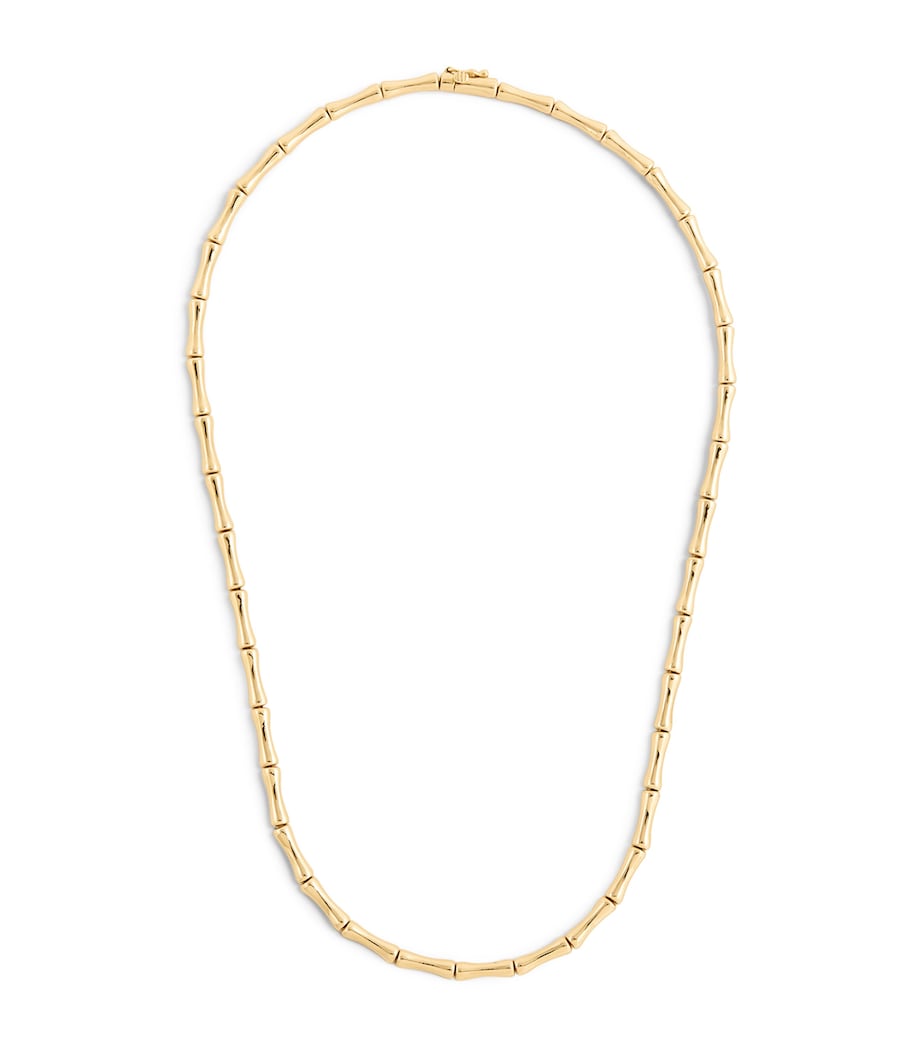 Yellow Gold Bamboo Necklace YELLOW GOLD Image 1
