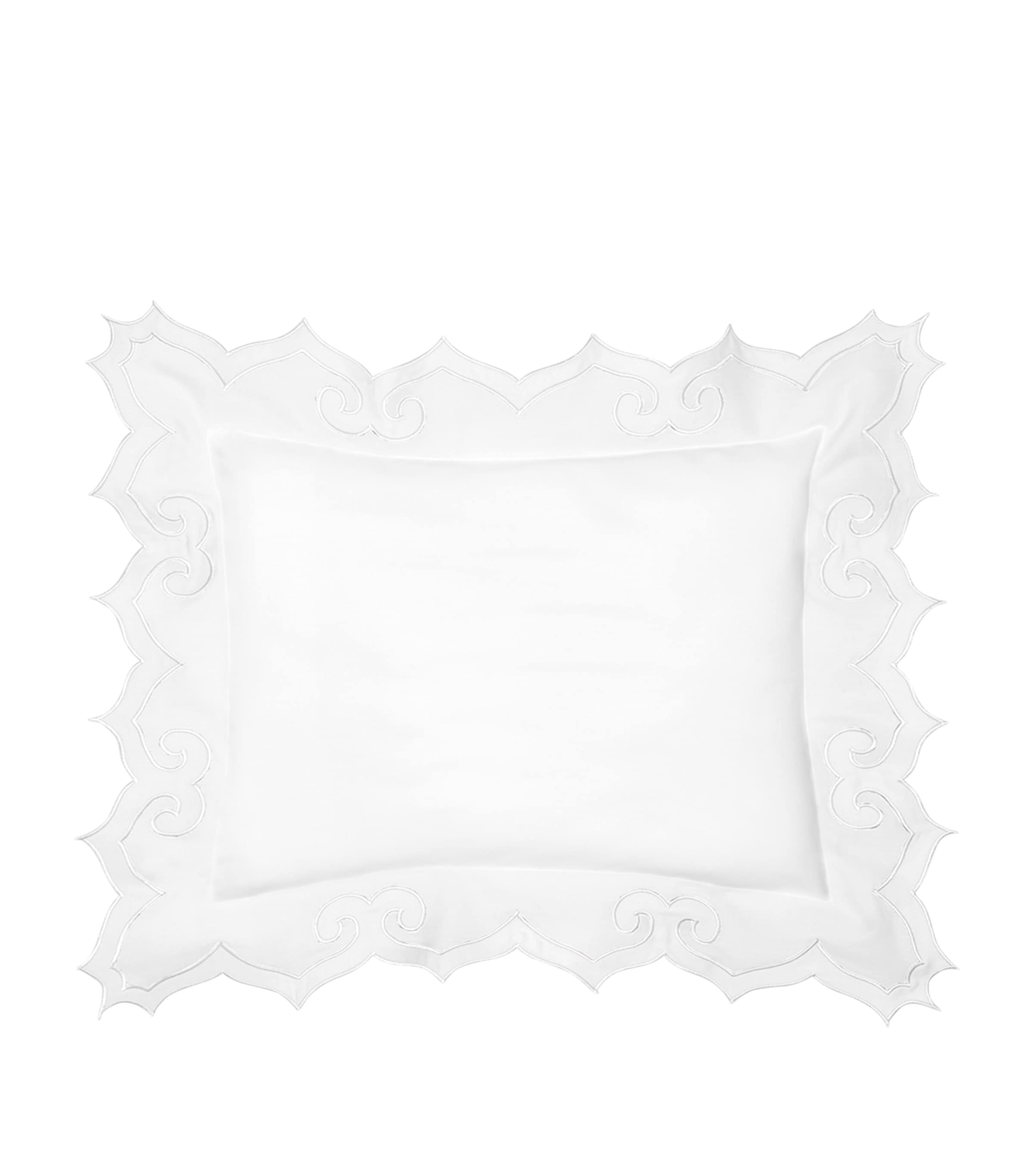 Pratesi Marrakesh Boudoir Sham In White