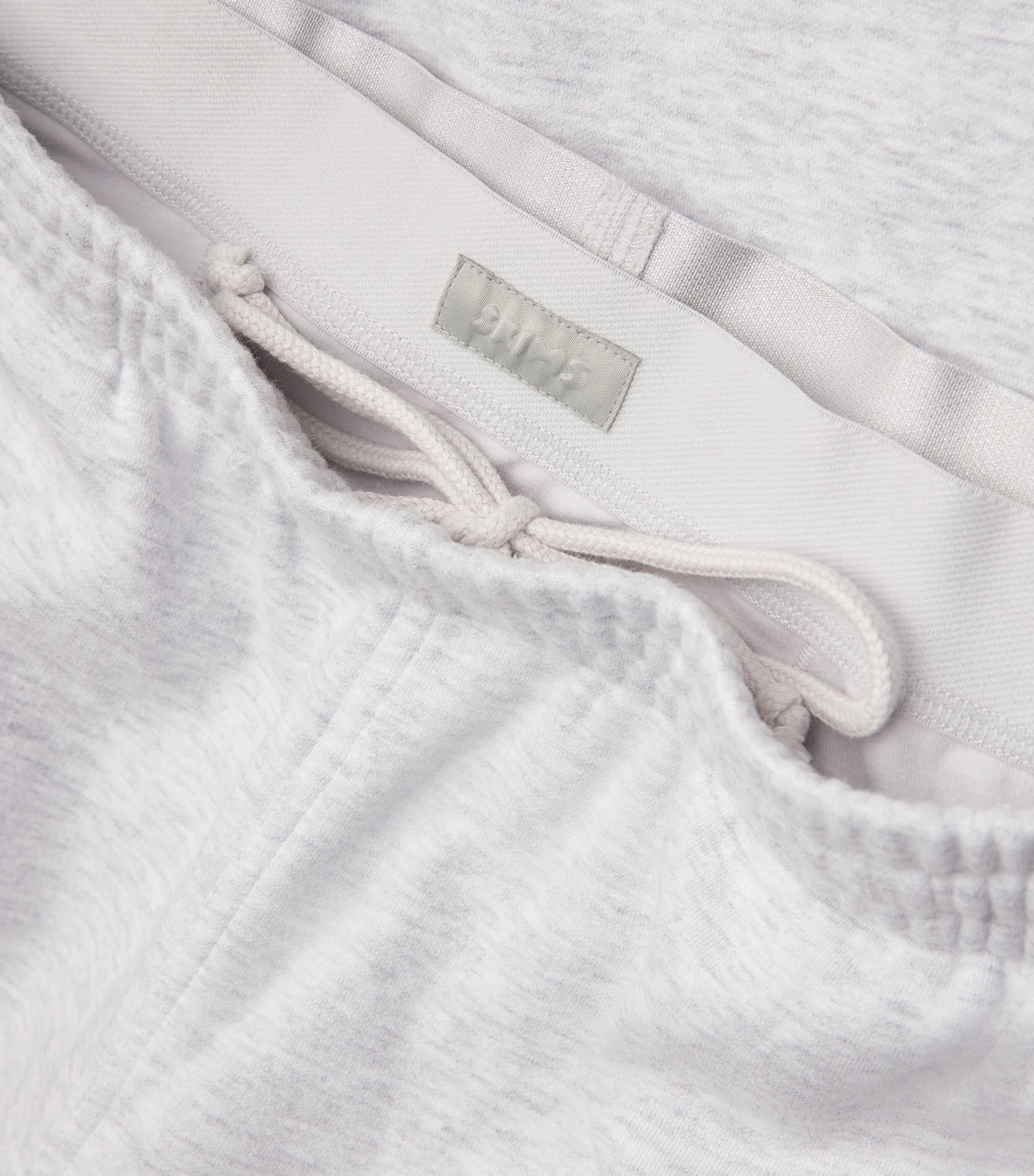 Cotton-Blend Double-Waistband Sweatpants LIGHT HEATHER GREY Image 5