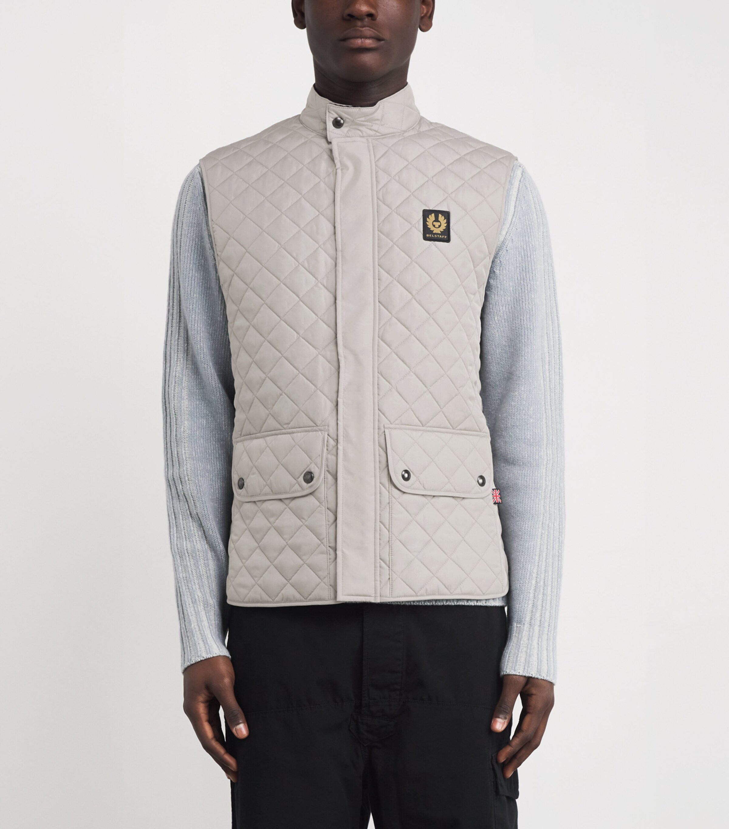 Quilted Icon Gilet CMTGYCEMENT GREY Image 3