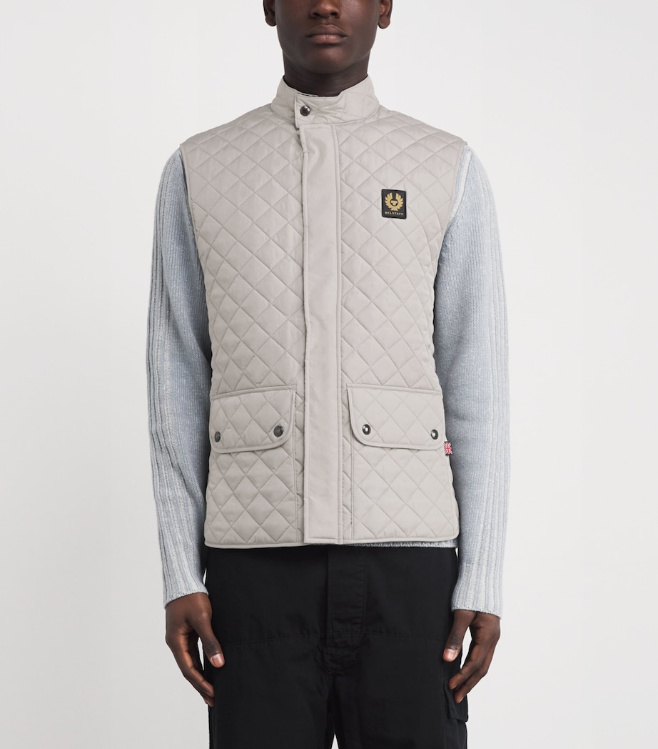 Quilted Icon Gilet CMTGYCEMENT GREY Image 3