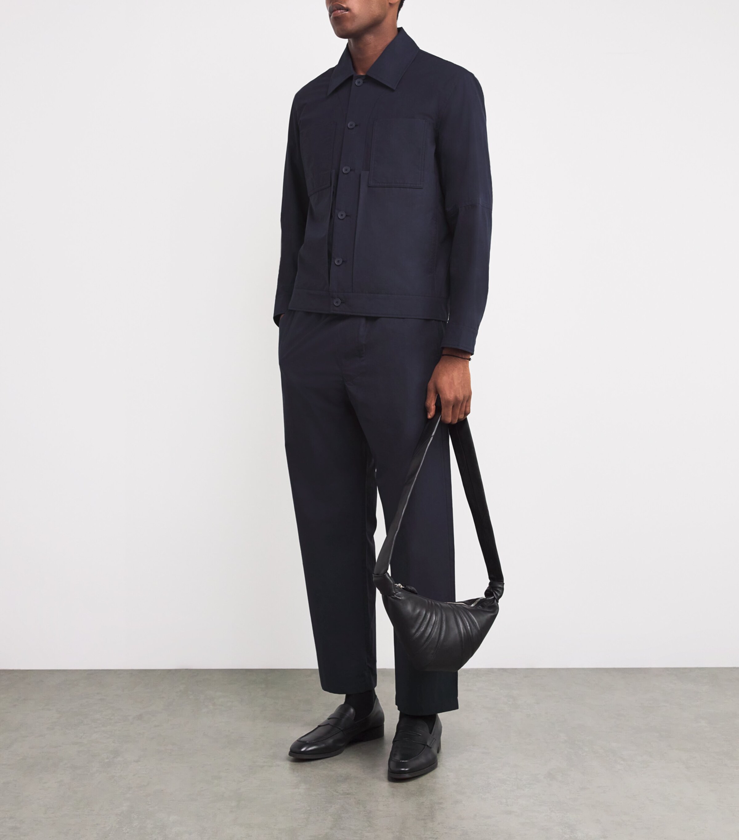 Craig Green Mens Cotton Utility Shirt Jacket Navy Image 2