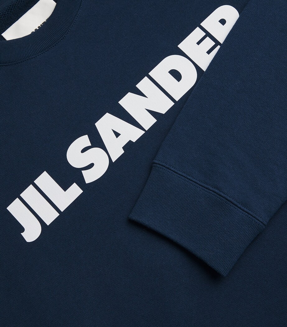 Cotton Logo Sweatshirt VIOLET NIGHT Image 5