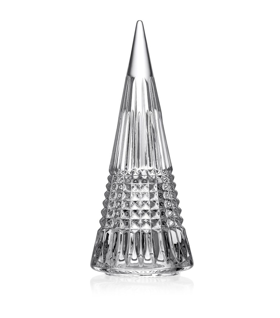 Large Crystal Standing Tree Ornament (22.5cm) CLEAR Image 1