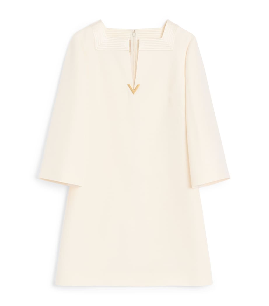 Virgin Wool-Silk Mini Dress A03 Image 1