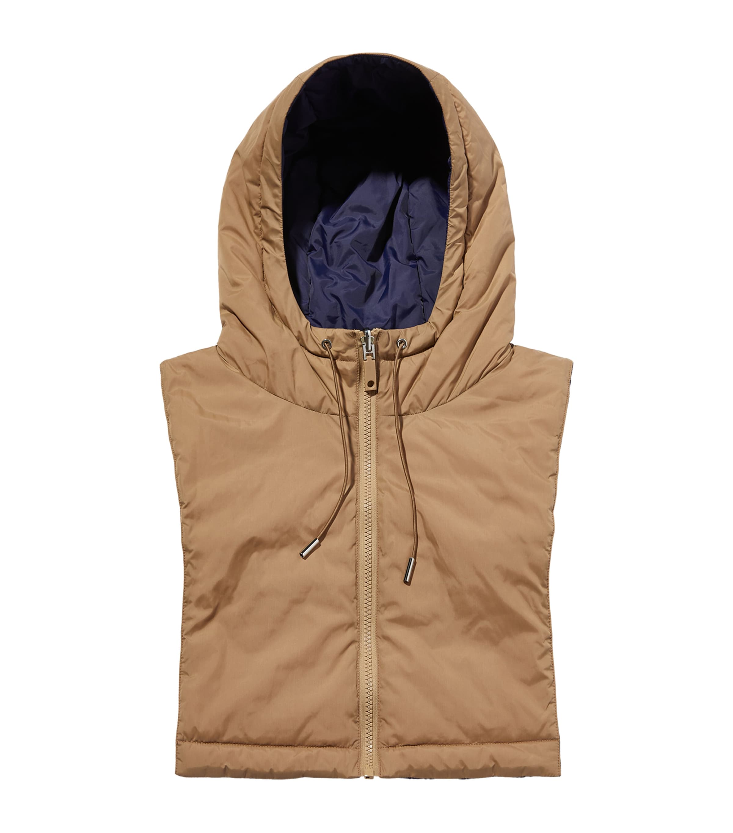 Reversible Gilet CAMEL Image 1