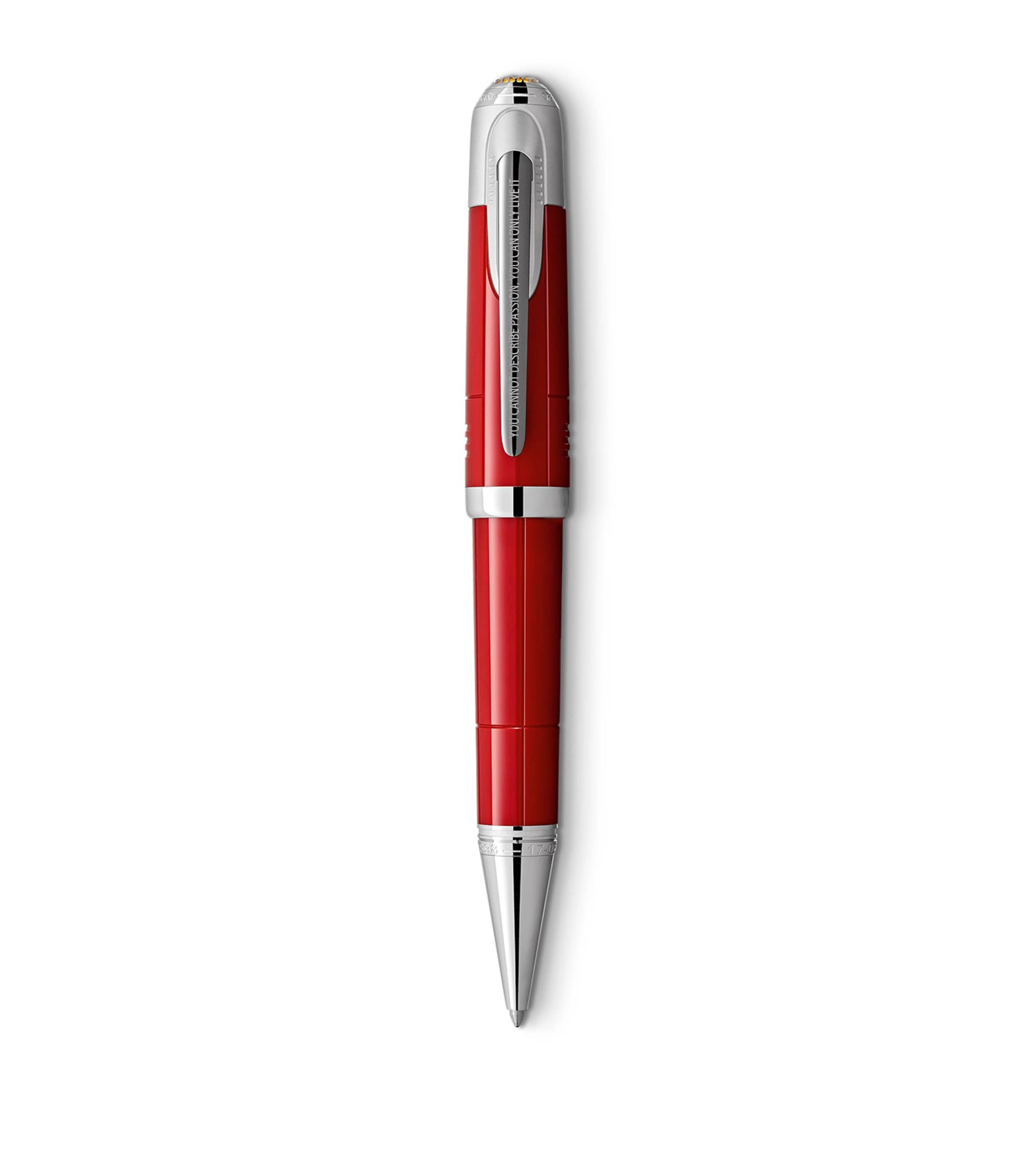 Montblanc Great Characters Enzo Ferrari Ballpoint Pen In Red