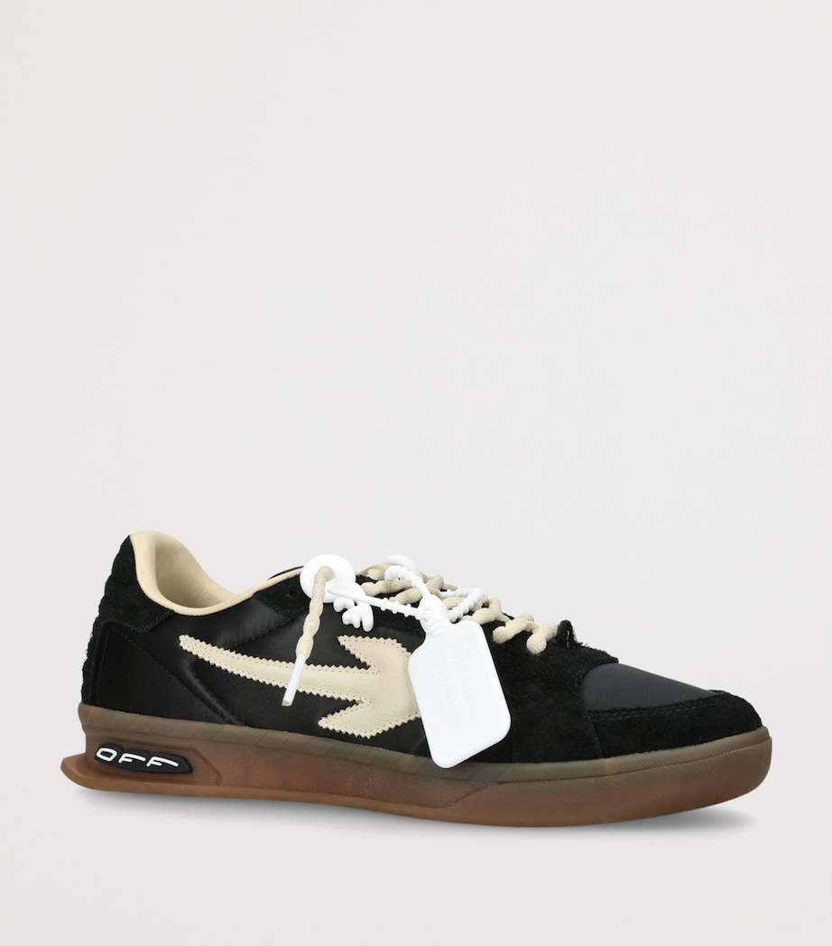 Off-White Leather Slim Sneakers Black/comb Image 3