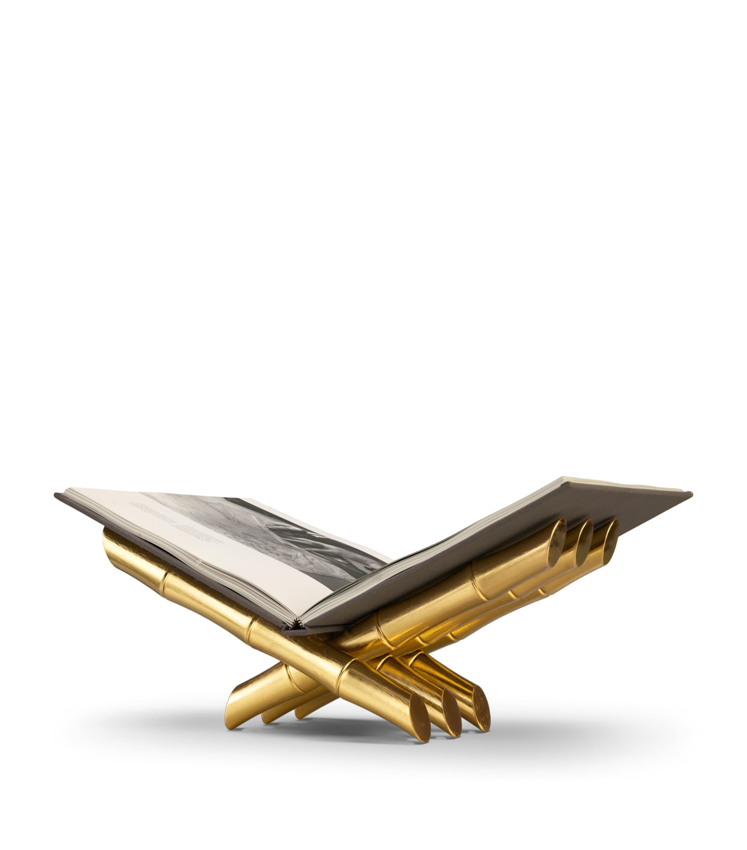 L'Objet Gold-Plated Bambou Book Rest Image 3