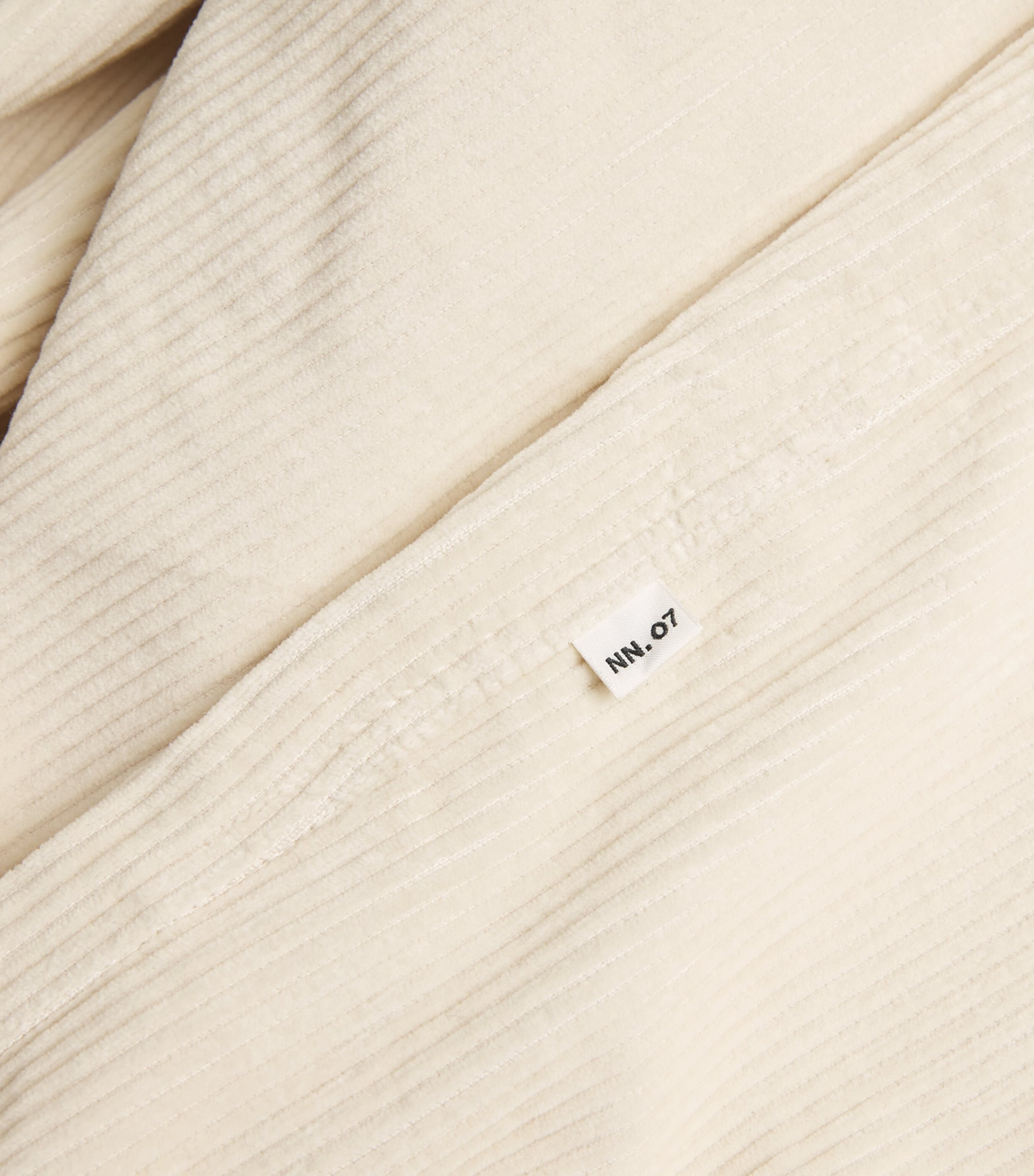 Organic Cotton Corduroy Ricky Overshirt IVORY Image 5