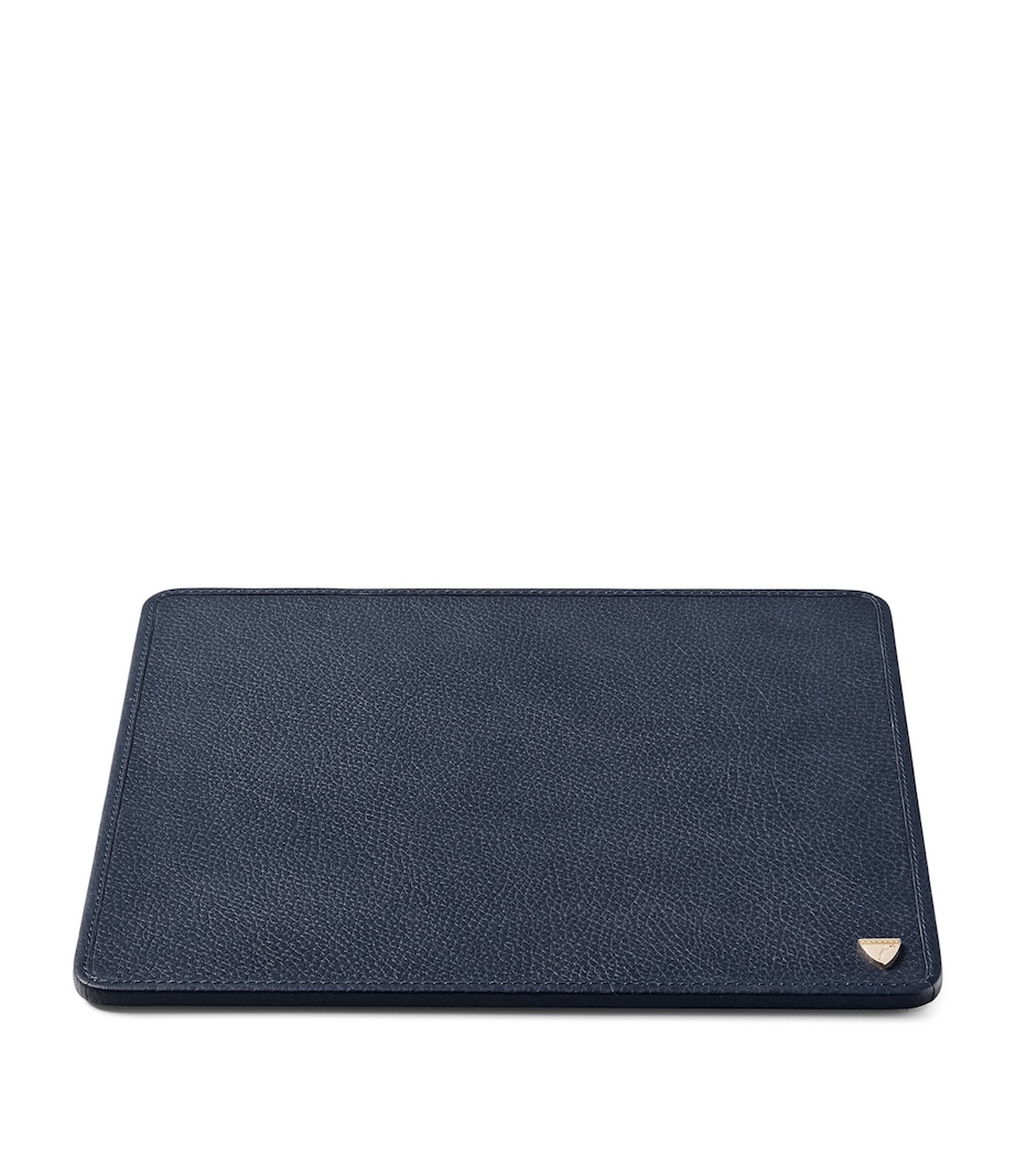 Leather Mousepad NAVY Image 1