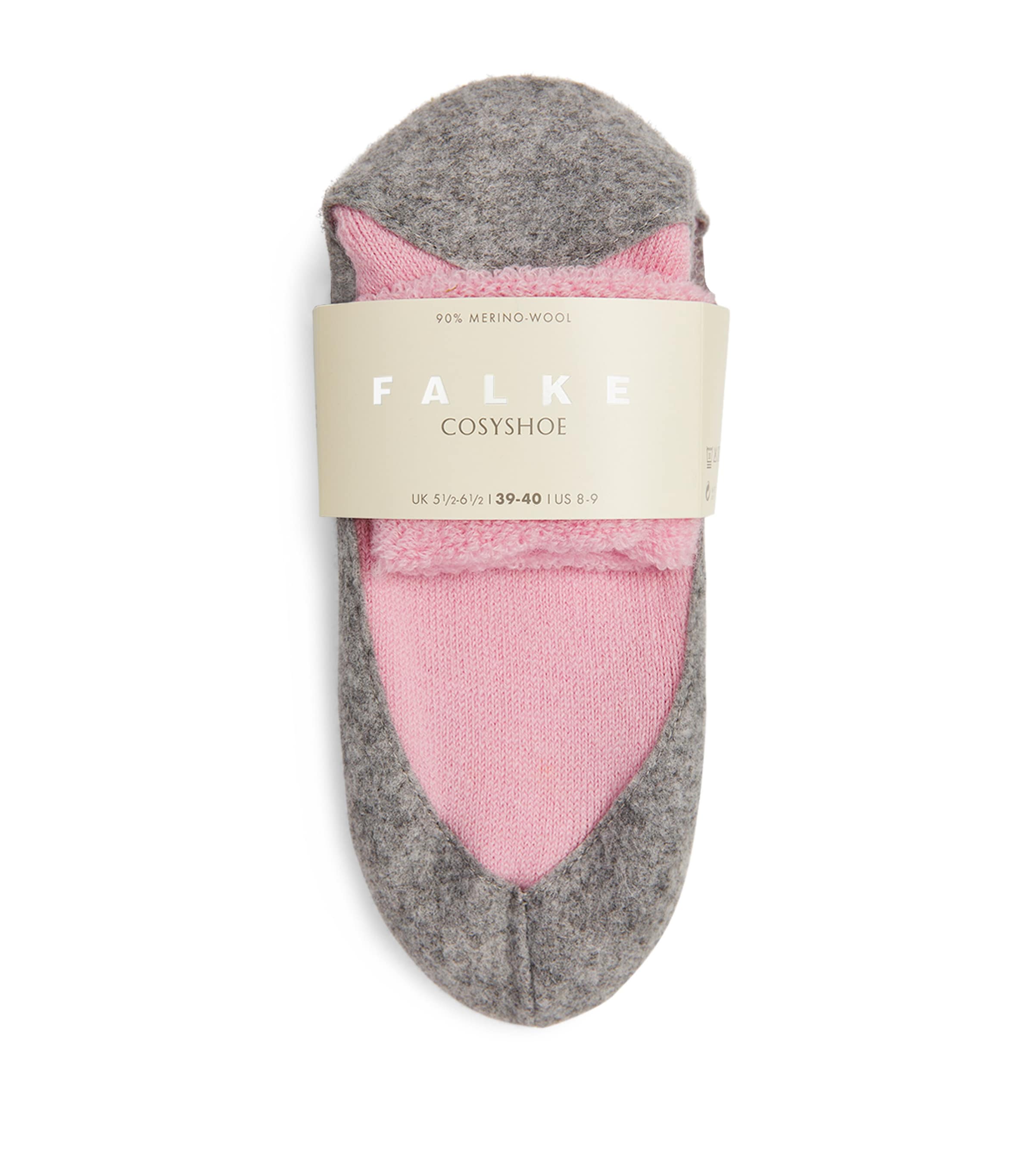 Falke Wool-blend Cosyshoe Slipper Socks In Pink