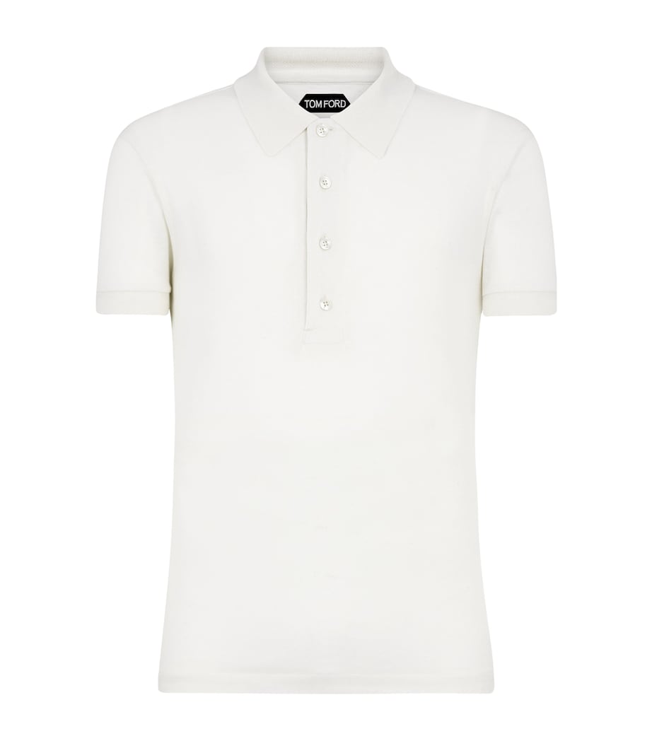 Cotton-Silk-Cashmere Polo Shirt AW003 Image 1
