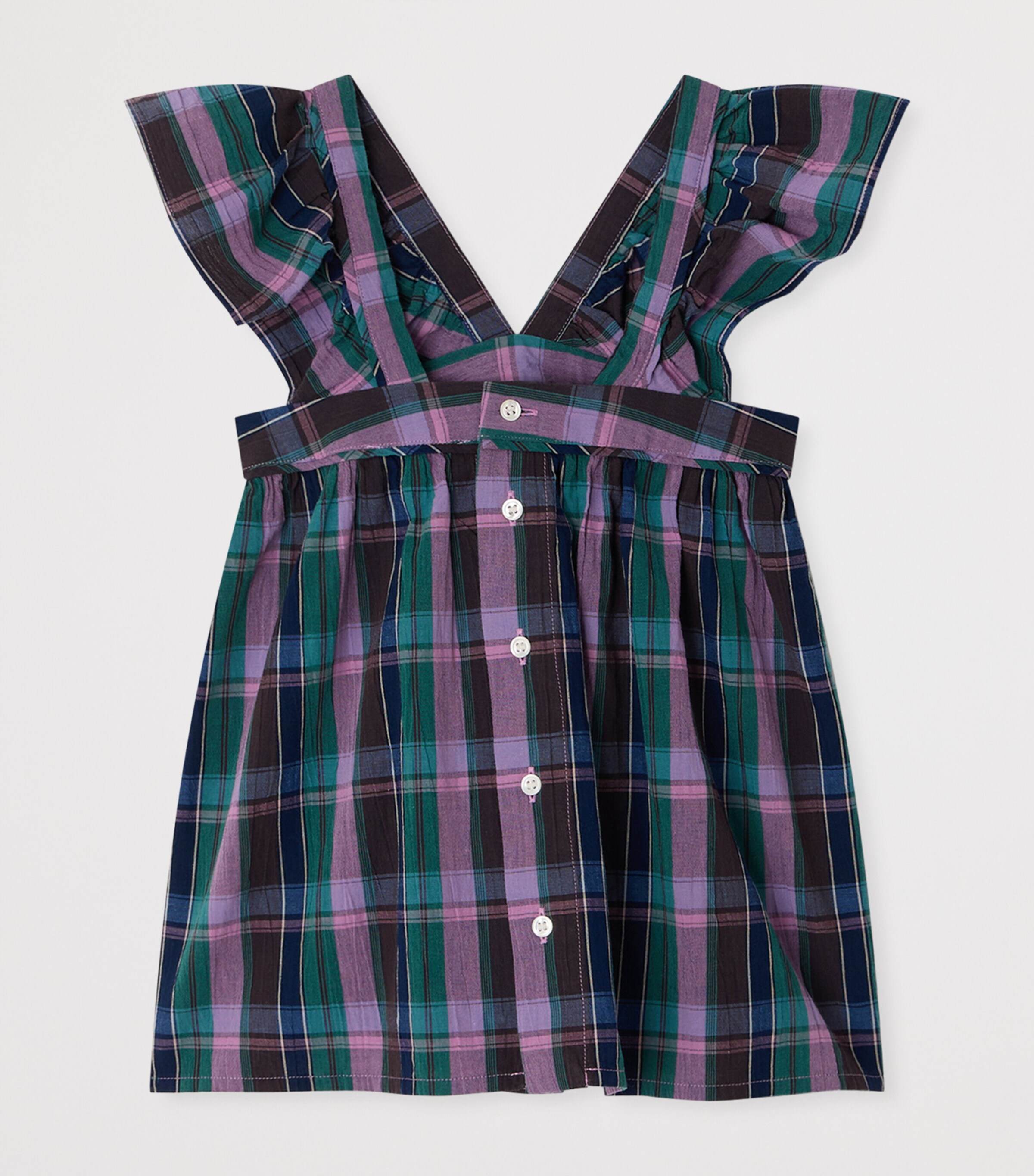 Bonpoint Organic Cotton Elea Blouse (4-8 Years) Ec Violet Image 2