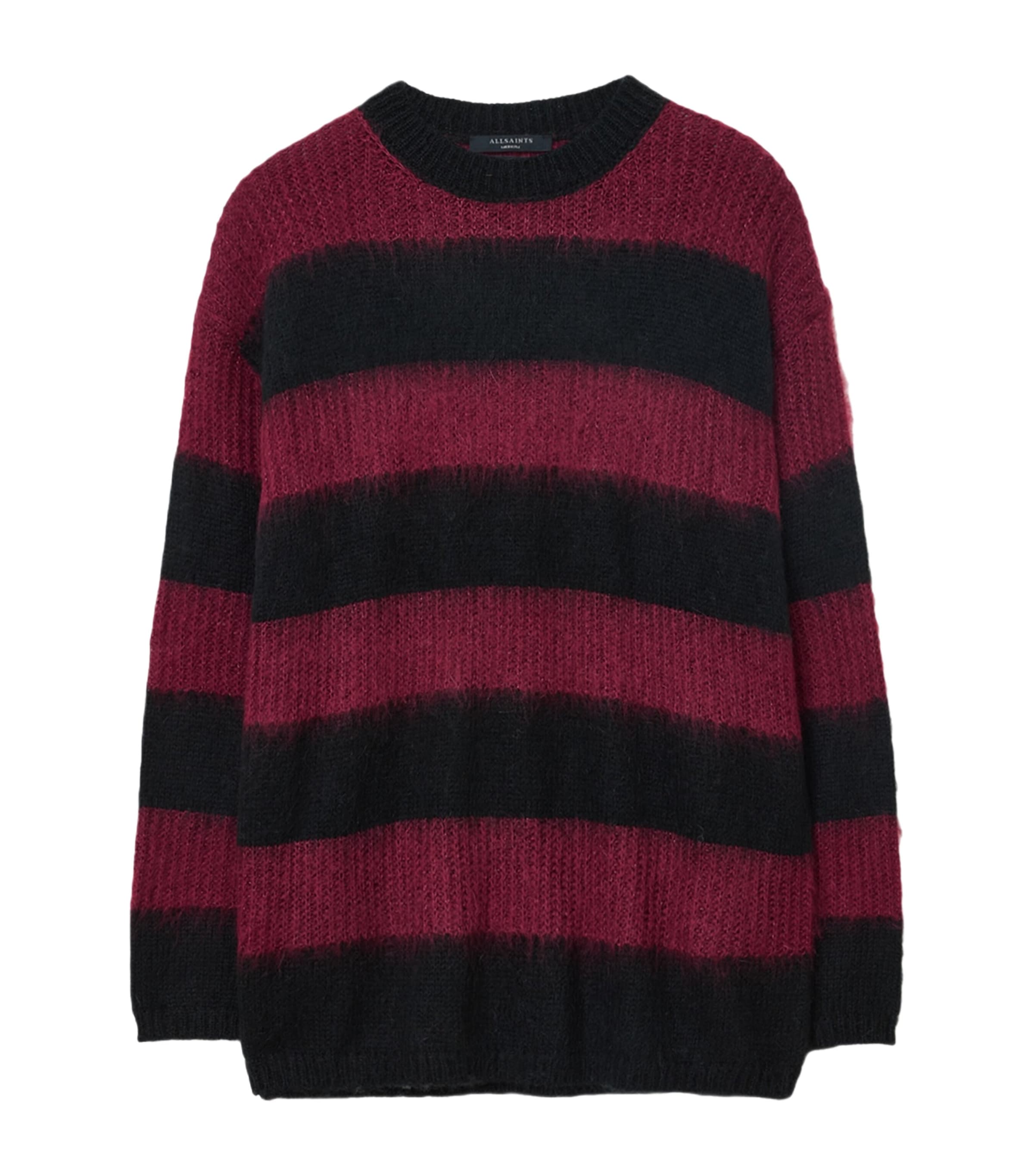 Allsaints Onyx Striped Relaxed Sweater In Multi