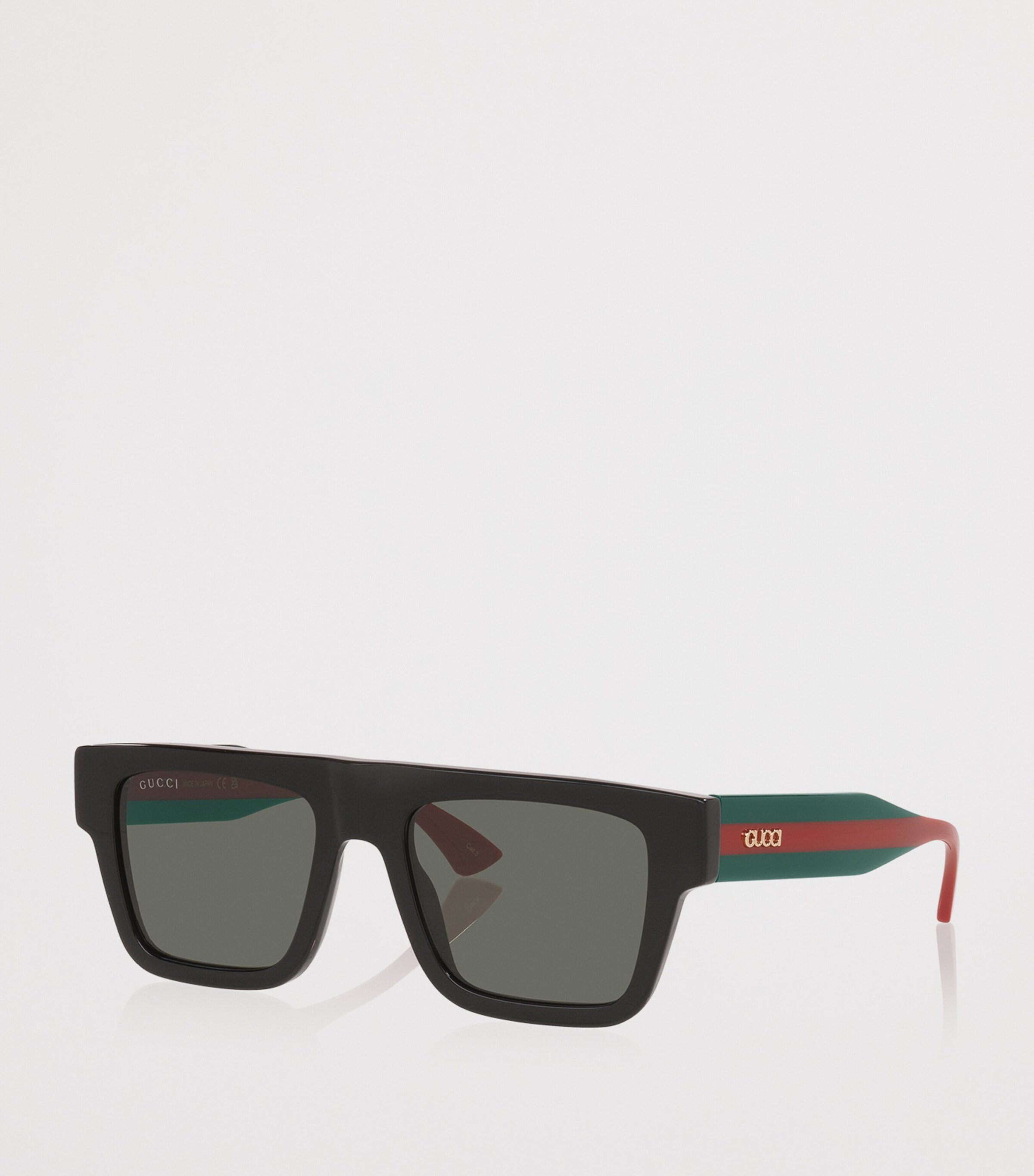 Acetate Rectangle Sunglasses 1100L1 Image 2