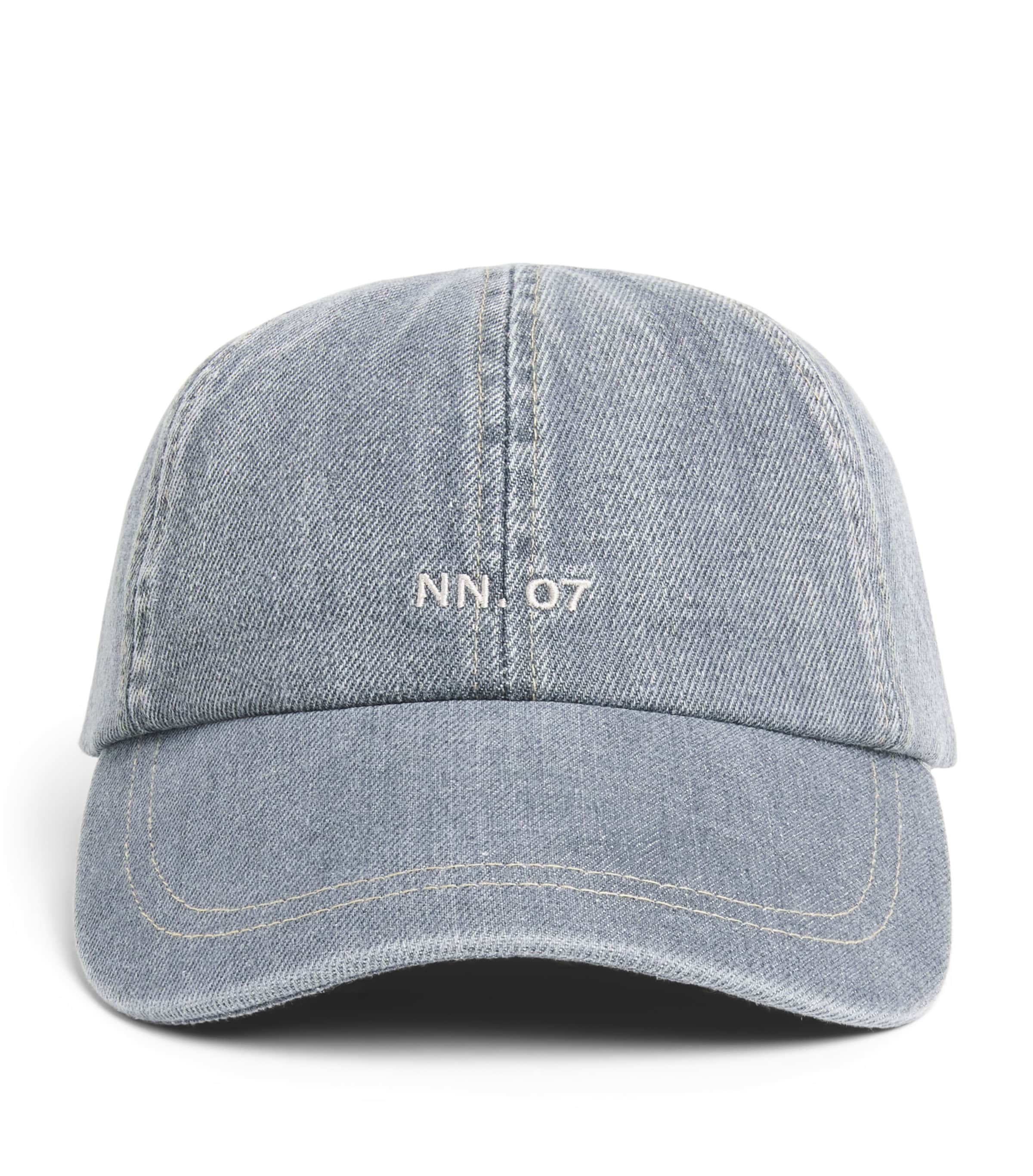 NN.07 Denim Baseball Cap Grey Denim Image 1