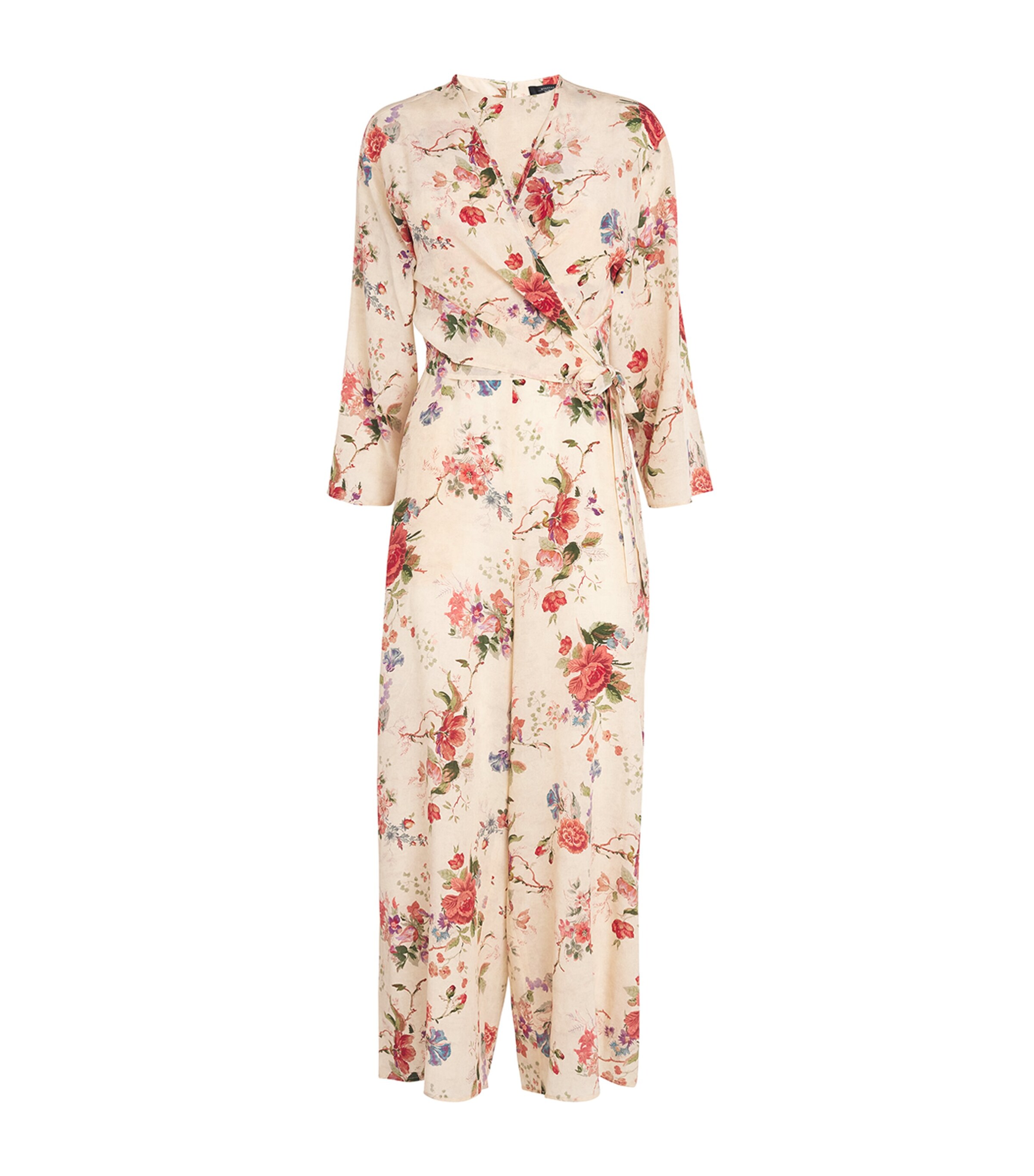 Weekend Max Mara Womens Silk Floral Jumpsuit and Top Ivory Image 1