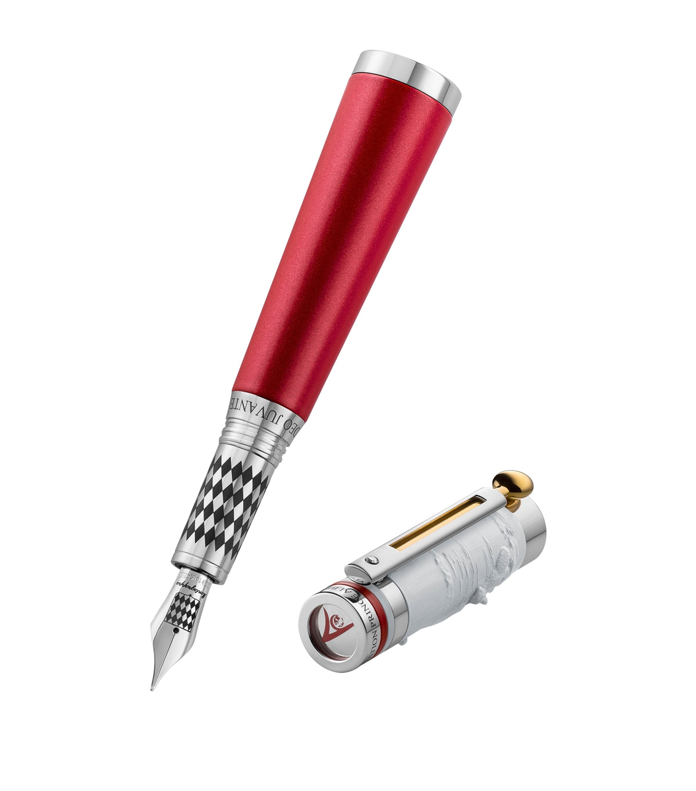 Prince Albert II of Monaco Foundation: Life Fountain Pen RED&WHITE Image 4
