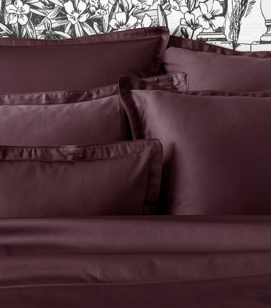 Cotton Teophile Oxford Square Pillowcase (65cm x 65cm) PURPLE Image 2