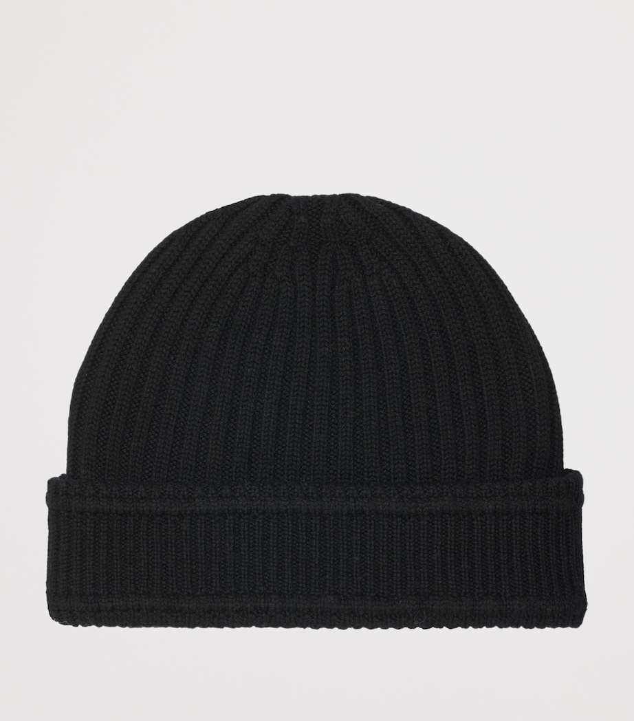 Wool Logo Beanie BLACK Image 2