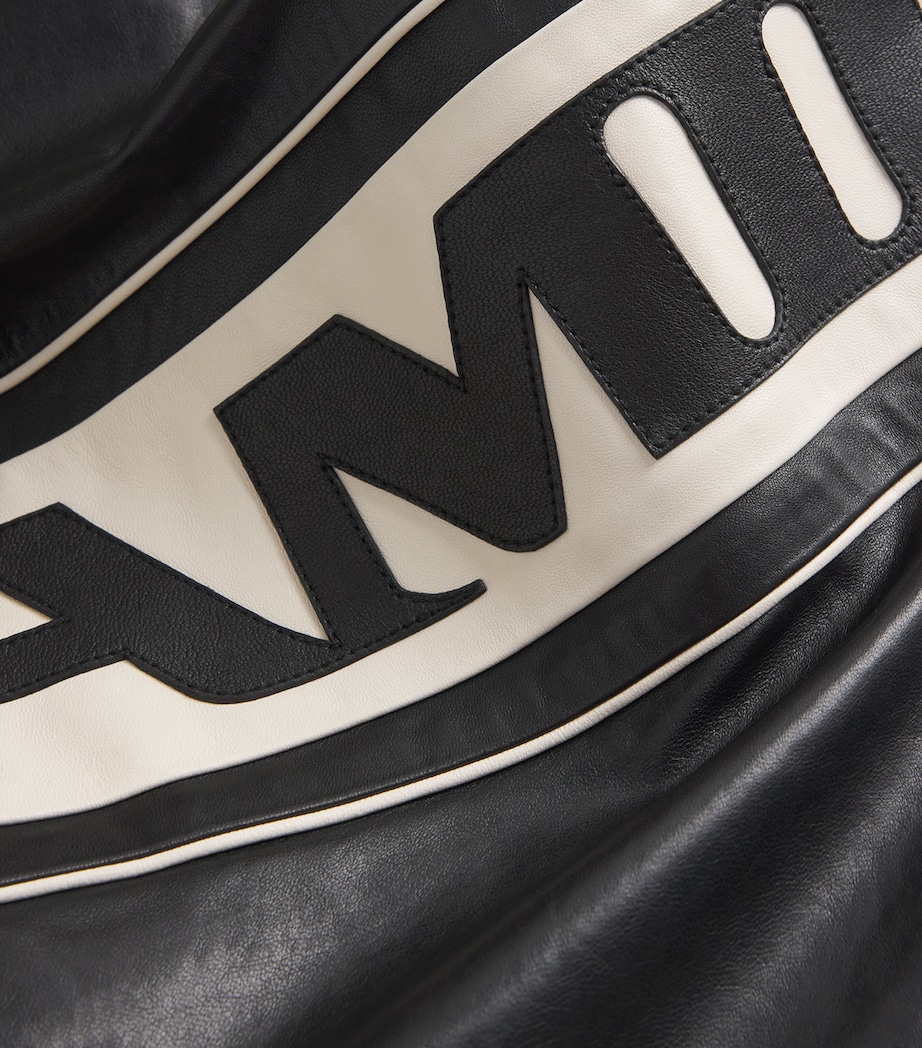 Sport Leather Jacket BLACK Image 5