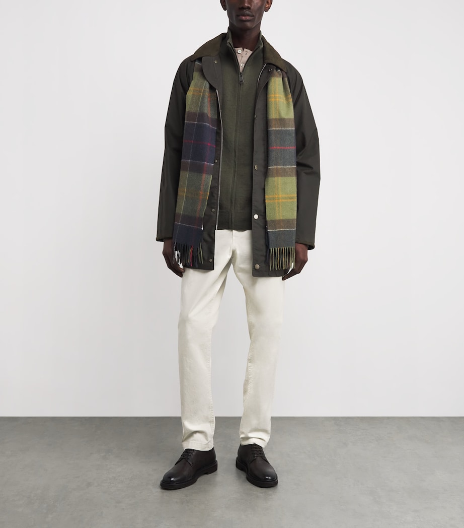 Waxed Cotton Field Coat DARK OLIVE Image 2