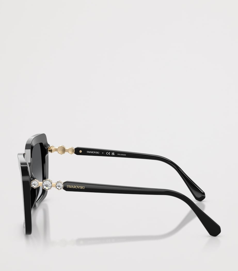Swarovski SK6049 Butterfly Sunglasses Image 3