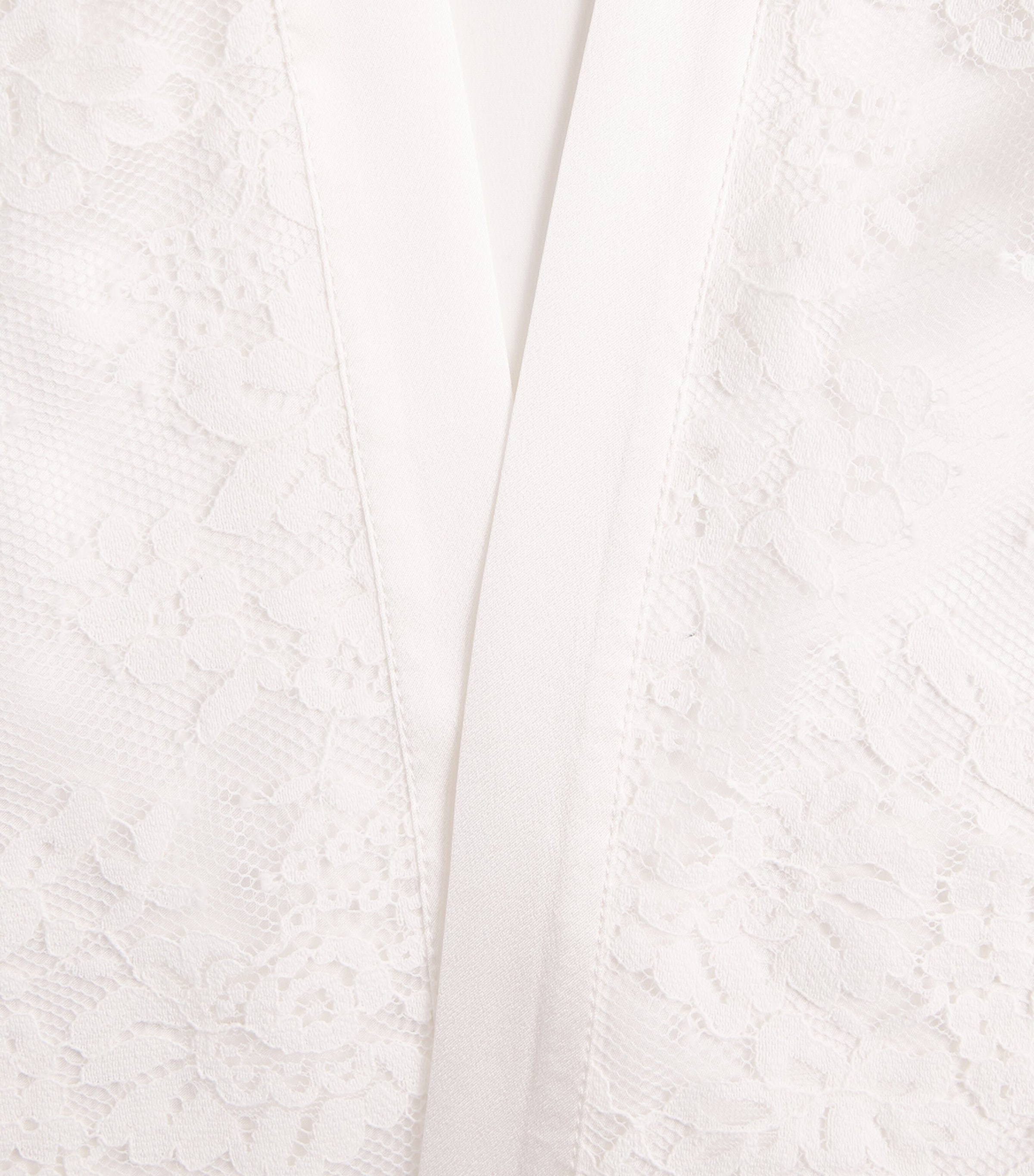 Marjolaine Womens Silk Tess Robe Naturel Image 6