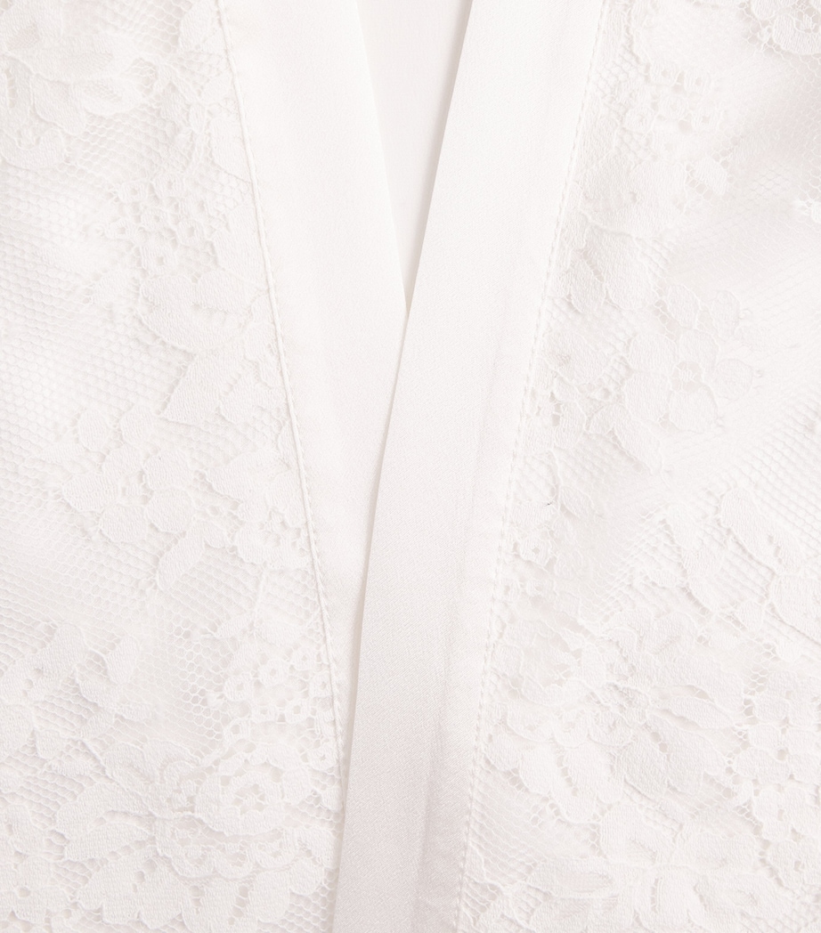 Marjolaine Womens Silk Tess Robe Naturel Image 6