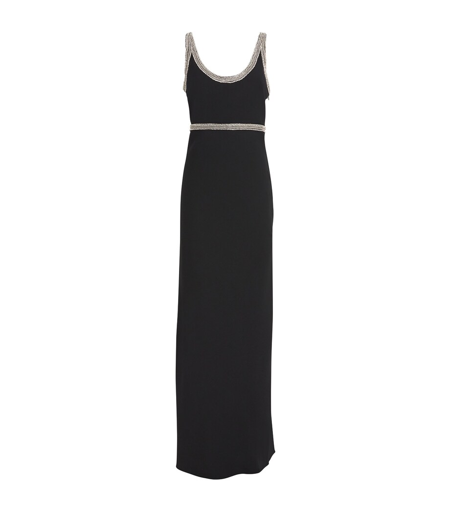 Veronica Beard Black Bead-Trim Flores Maxi Dress | Harrods US Veronica Beard Black Bead-Trim Flores Maxi Dress | Harrods US