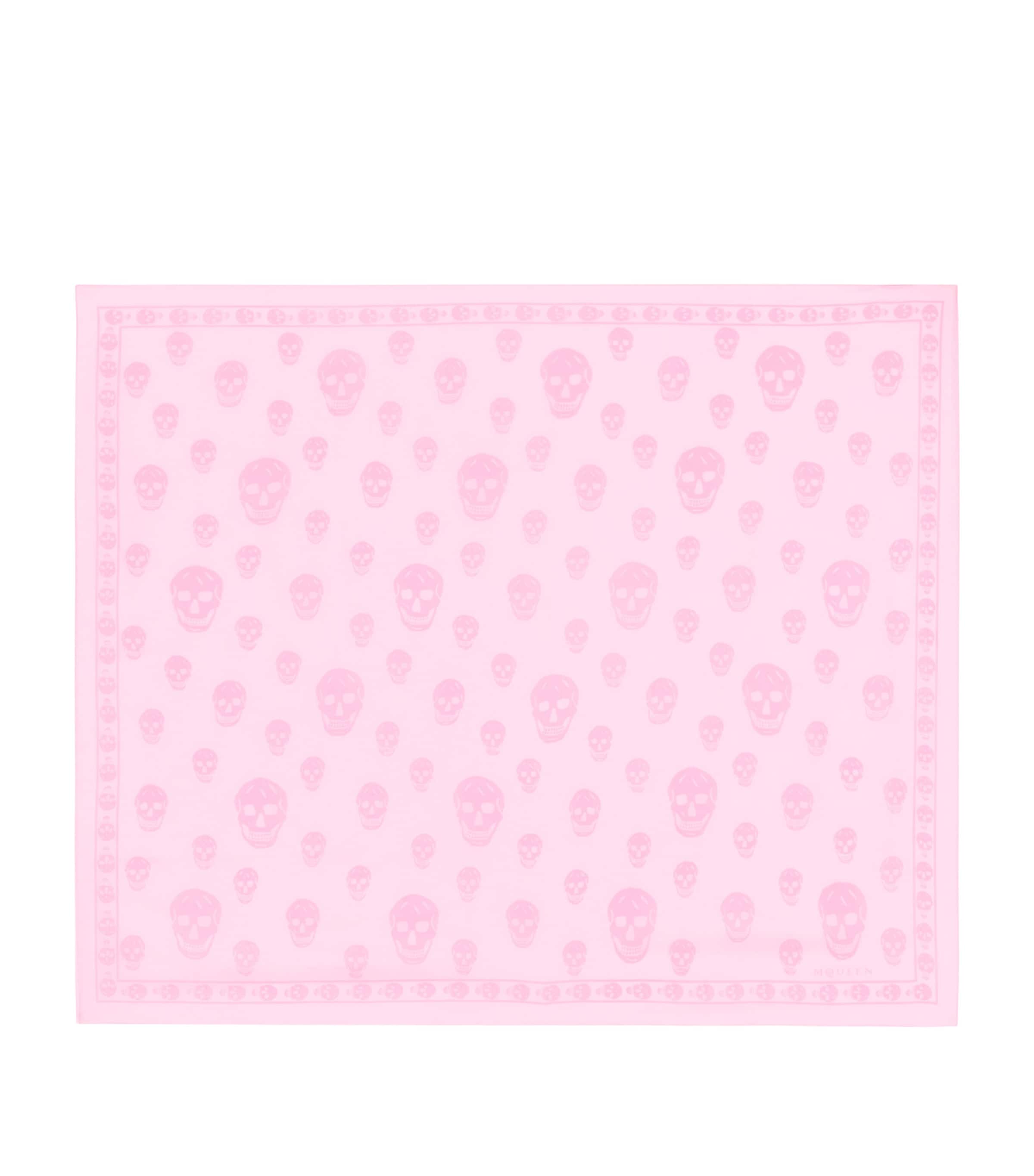 McQueen Silk Skull Scarf Image 1