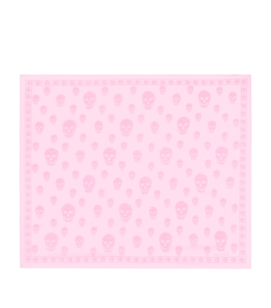 McQueen Silk Skull Scarf Image 1