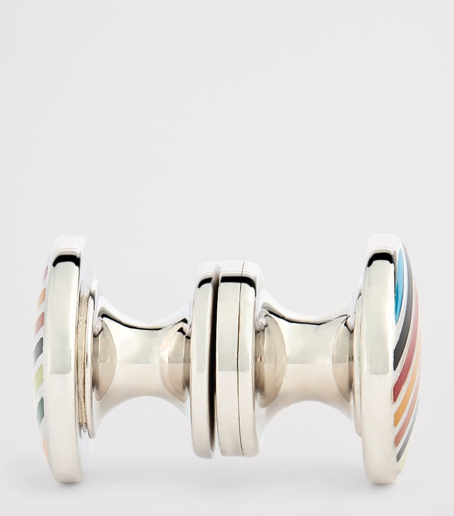 Signature Stripe Cufflinks 92_MULTI COLOURED Image 4