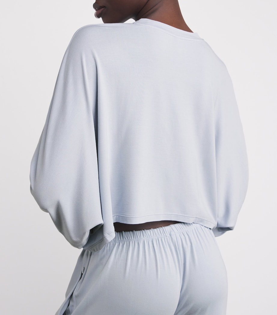 Modal-Blend Henley Pyjama Set ZEN BLUE Image 4