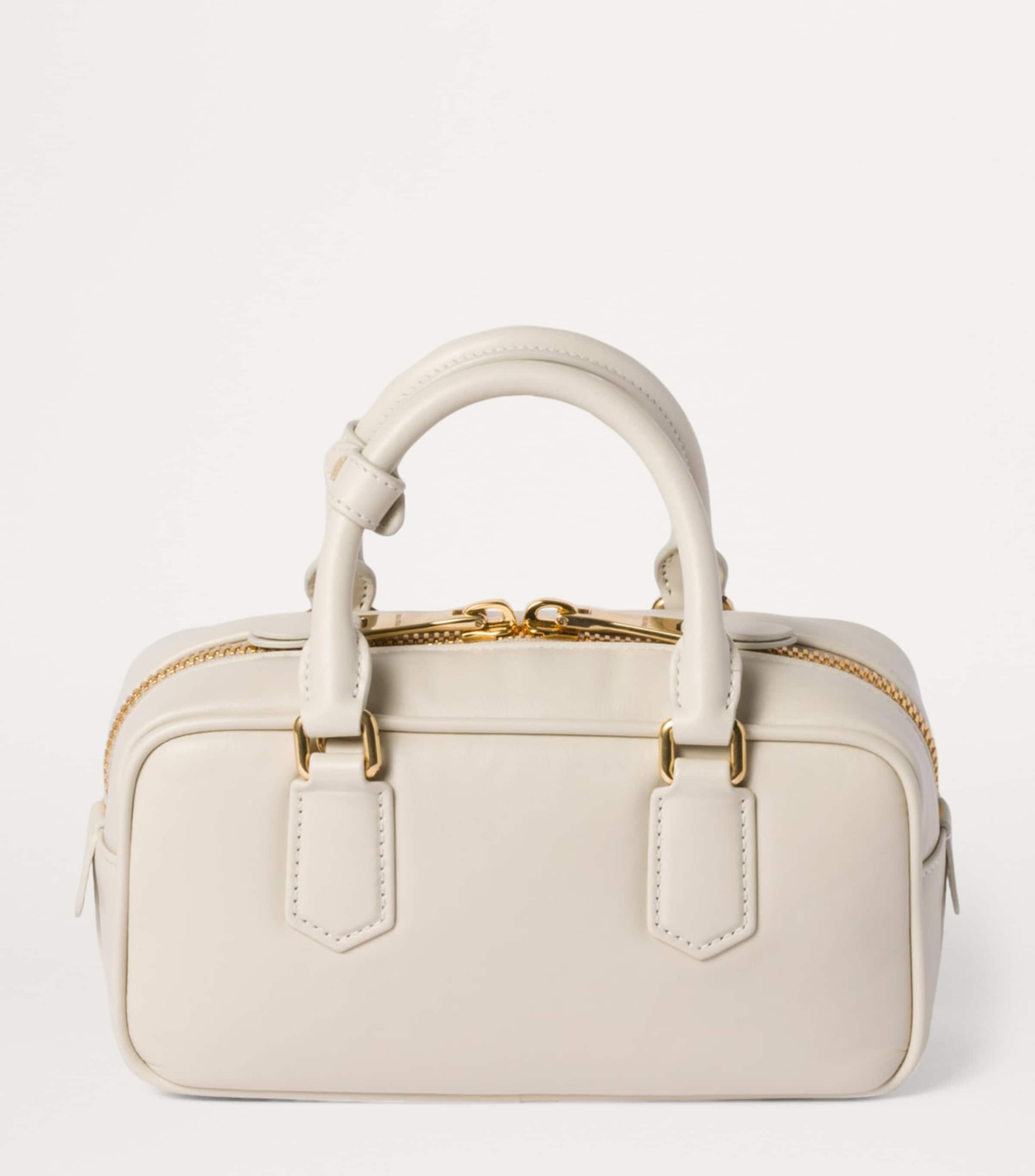 Leather Arcadie Top-Handle Bag F0K74 Image 3